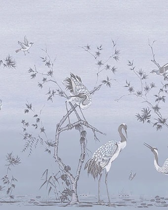 Grazing Cranes Sky Bespoke Mural - 124785_TILE_01.jpg