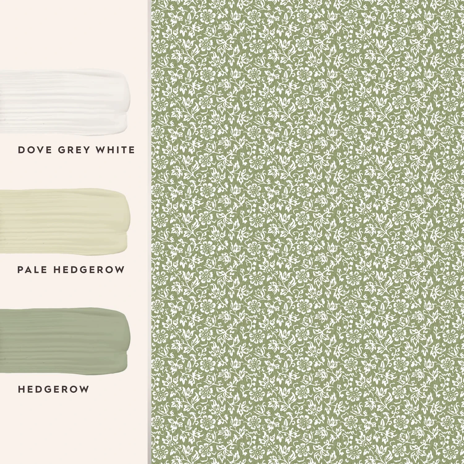 Laura Ashley Sweet Alyssum Moss Green Wallpaper