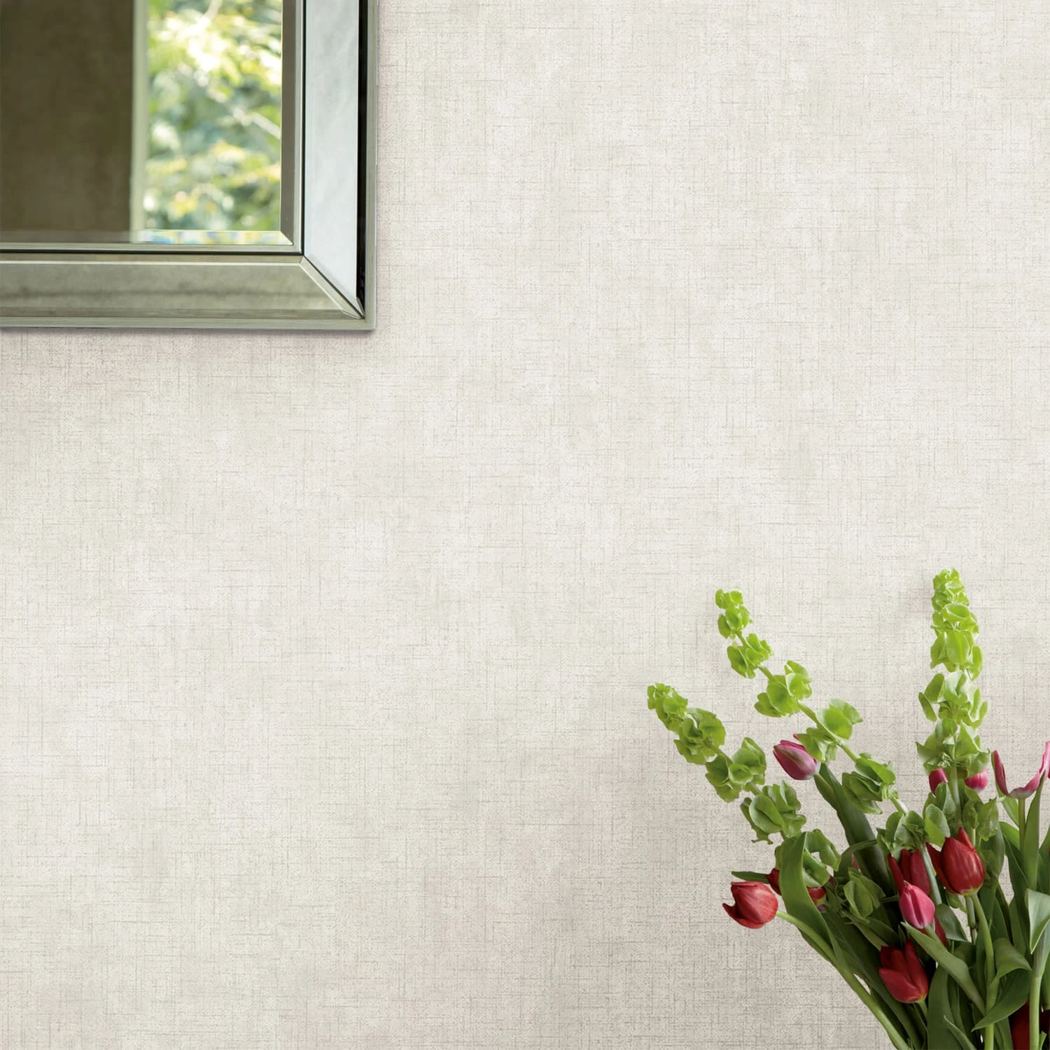 Laura Ashley Plain Pale Dove Grey Wallpaper