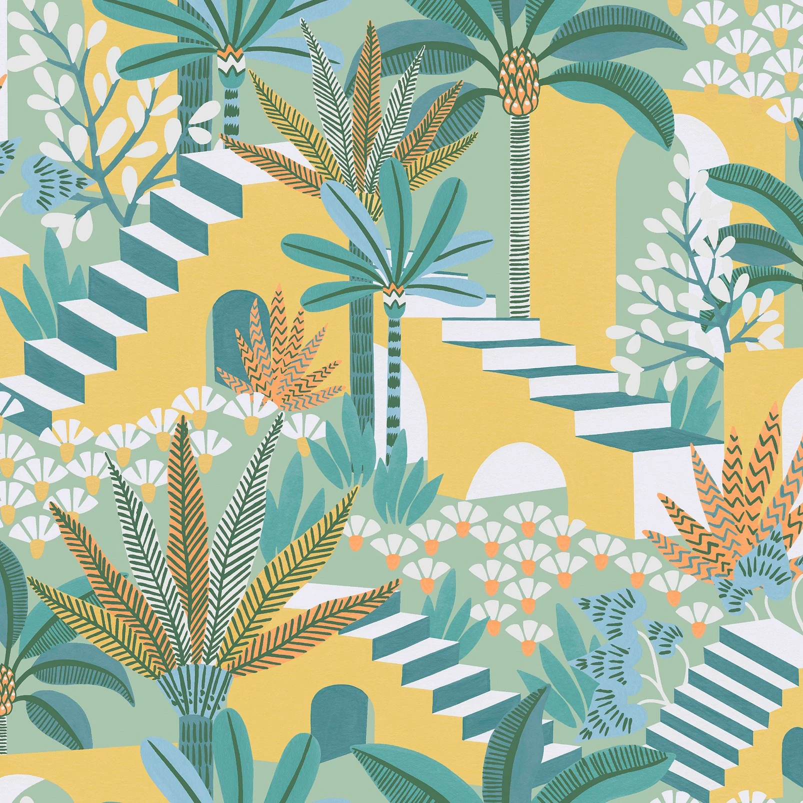 Vacay Citron Wallpaper - 122367_TILE_01.jpg