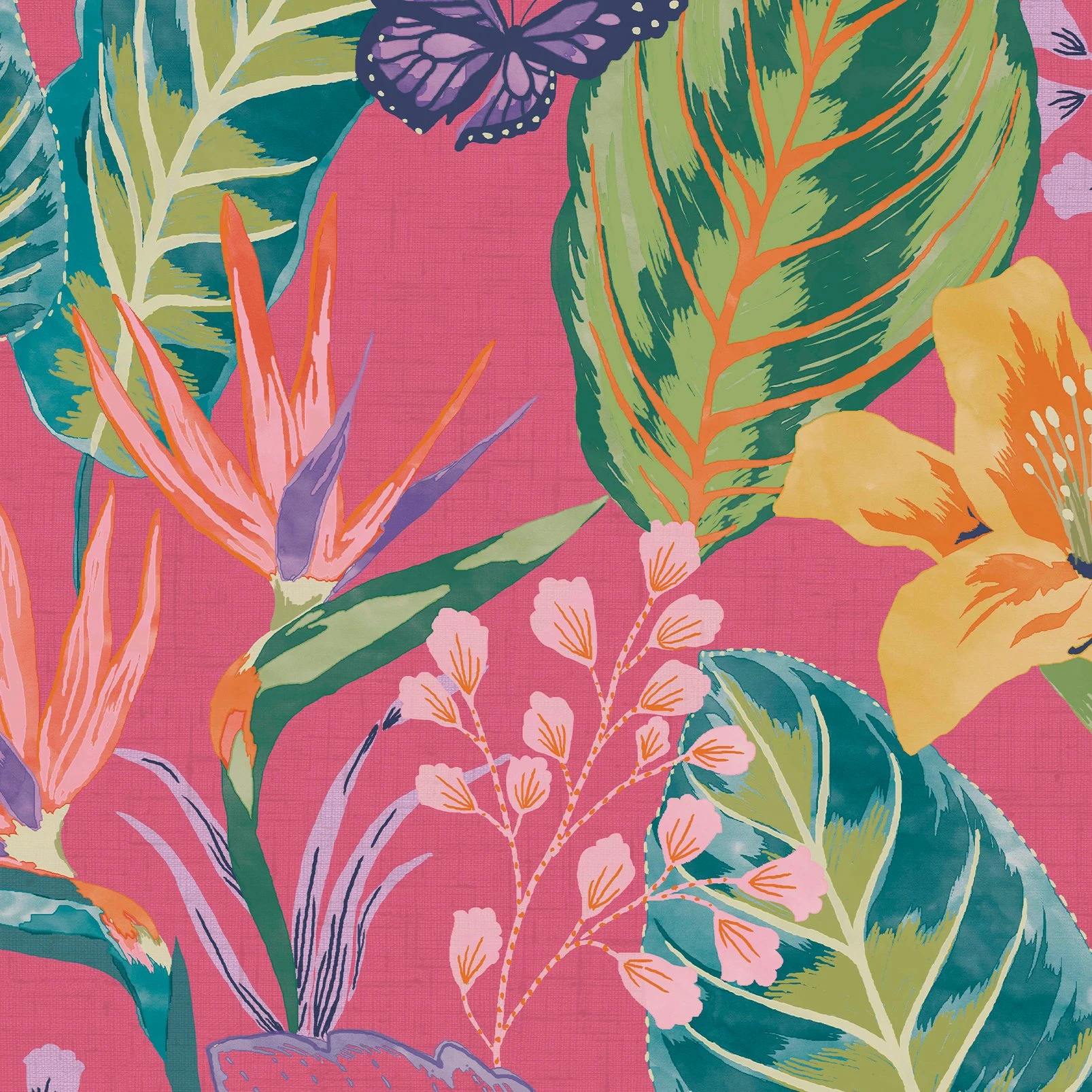 Eden Hot Pink Wallpaper - 122357_TILE_01.jpg