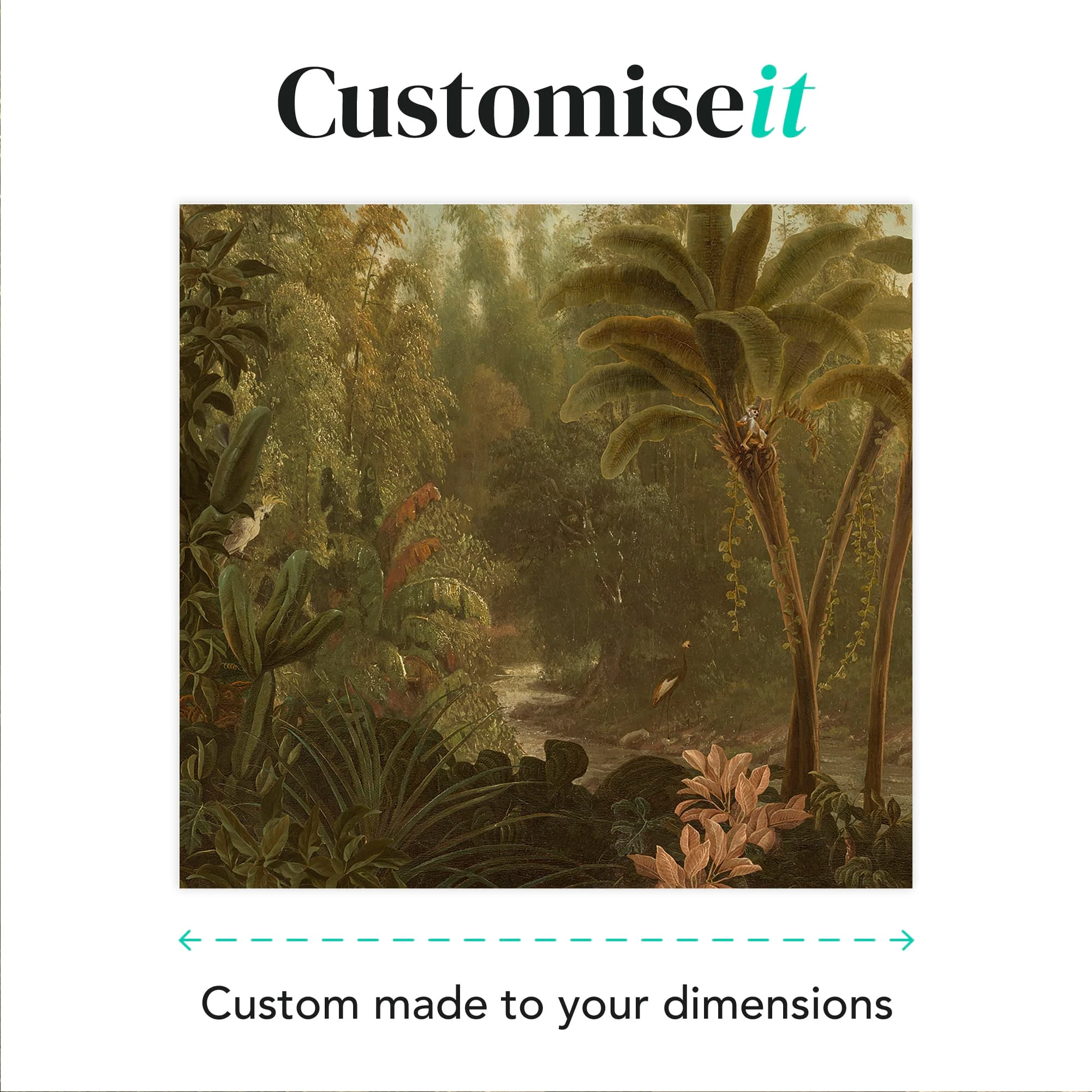 Amazon Green Bespoke Mural