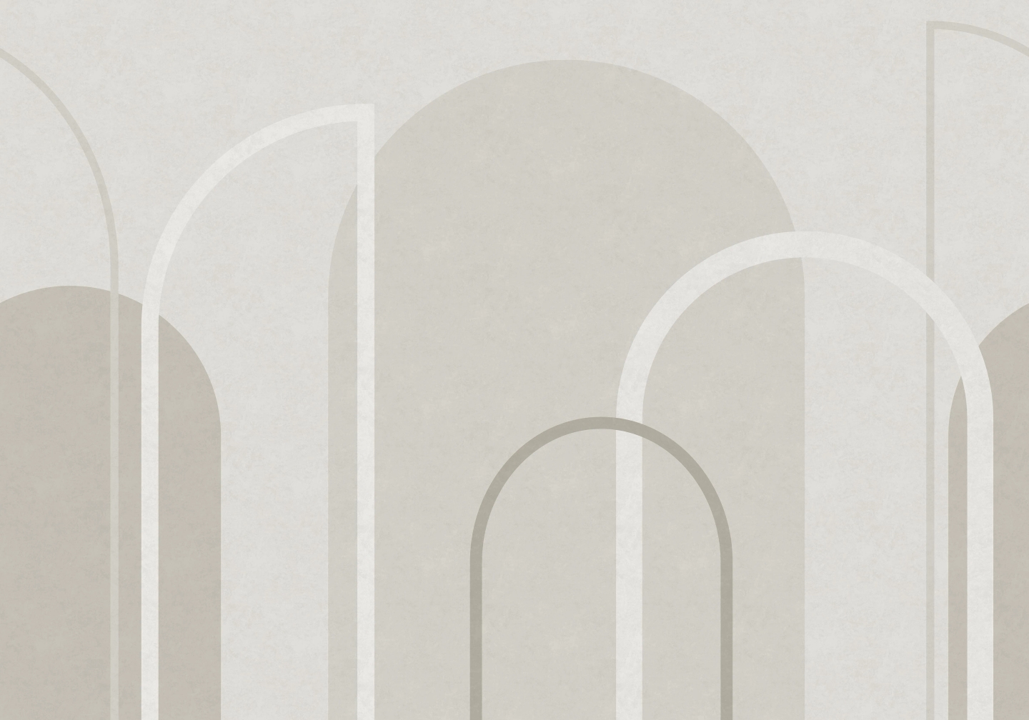Linear Arch Gray Bespoke Mural