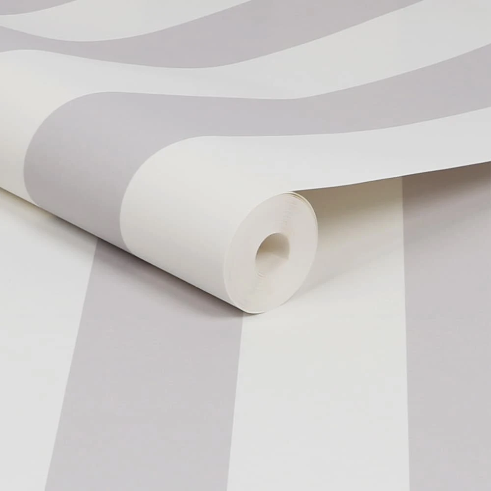 Next Craft Stripe Grey Wallpaper