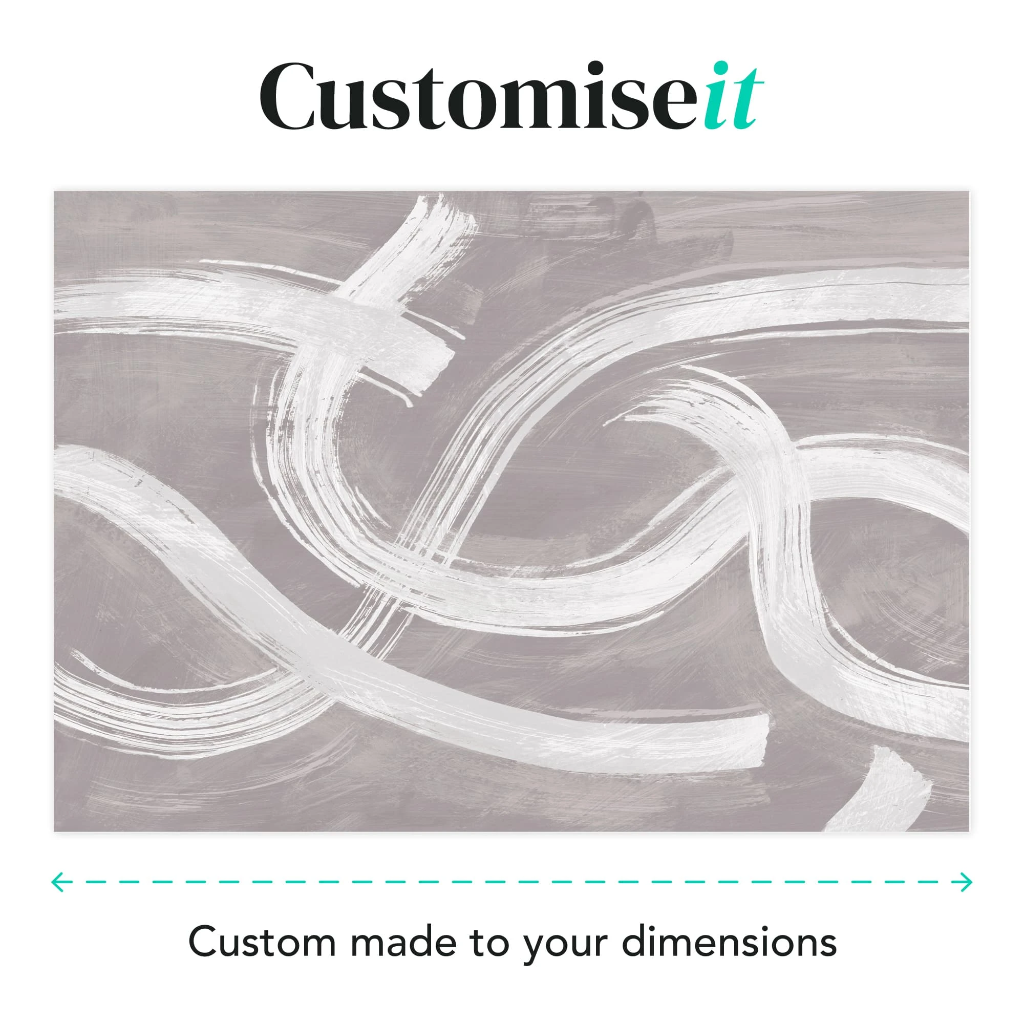 Expression Gray Bespoke Mural