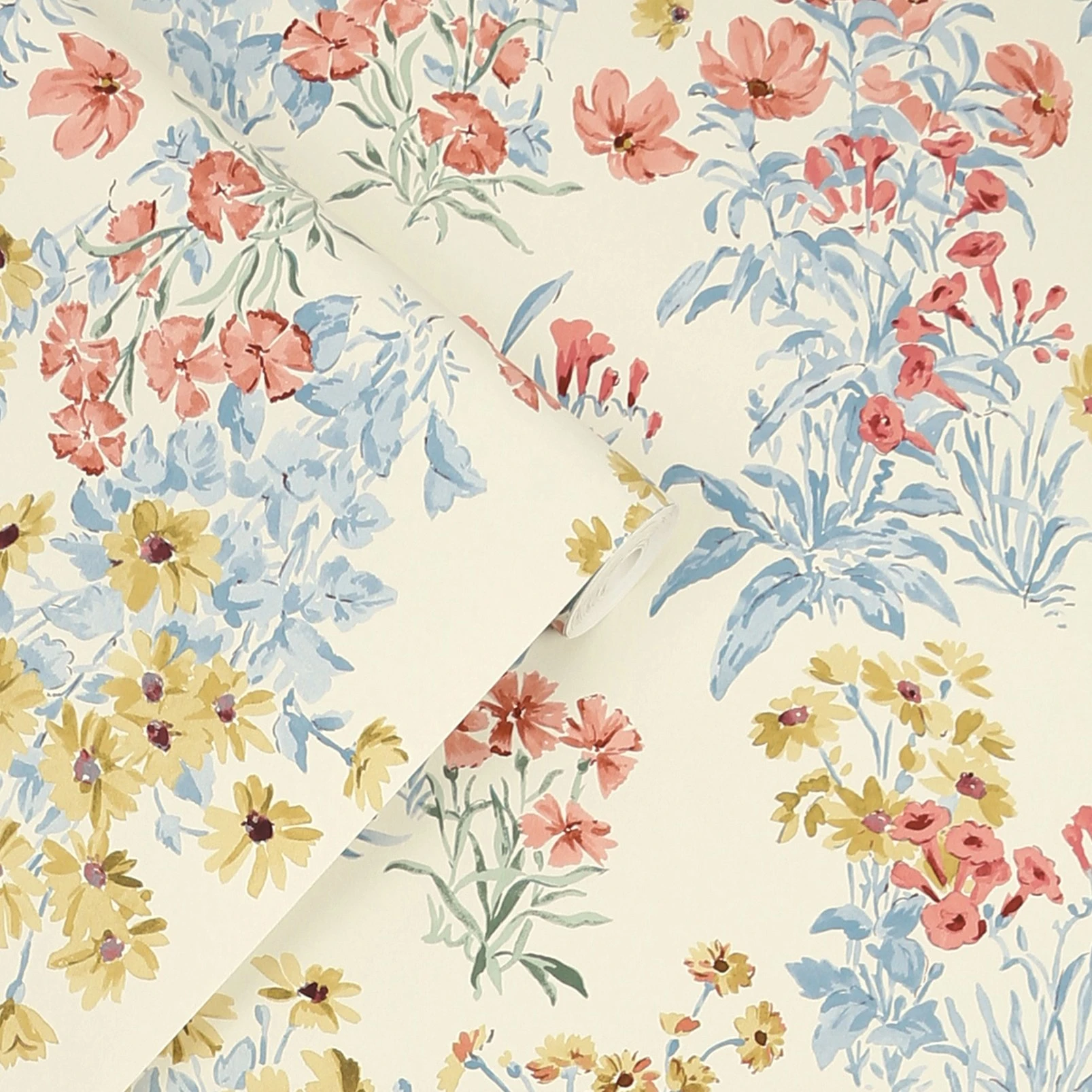 Laura Ashley Megan Ochre Yellow Wallpaper - 122742_ROLLSHOT__01.jpg