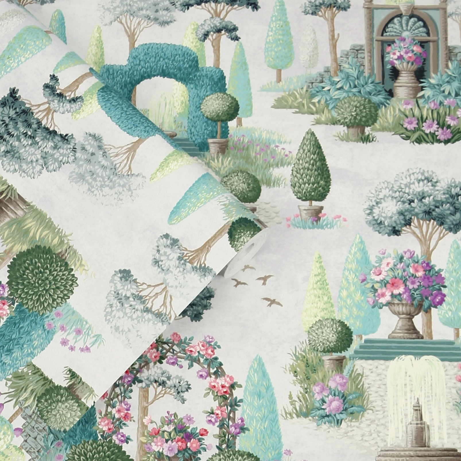 Laura Ashley Naunton Folly Fern Green Wallpaper - 122746_ROLLSHOT_NAUNTON FOLLY FERN GREEN.jpg