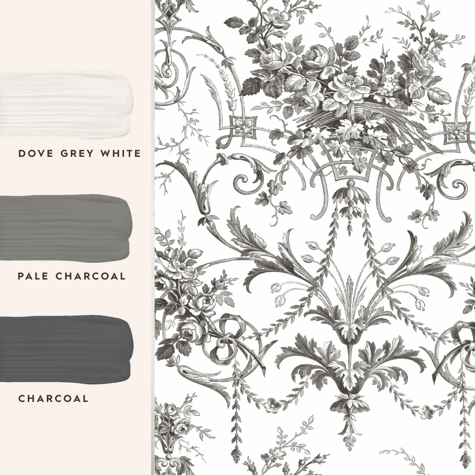 Laura Ashley Tuileries Charcoal Grey Wallpaper - 122768_COORDINATES_TUILERIES CHARCOAL.jpg