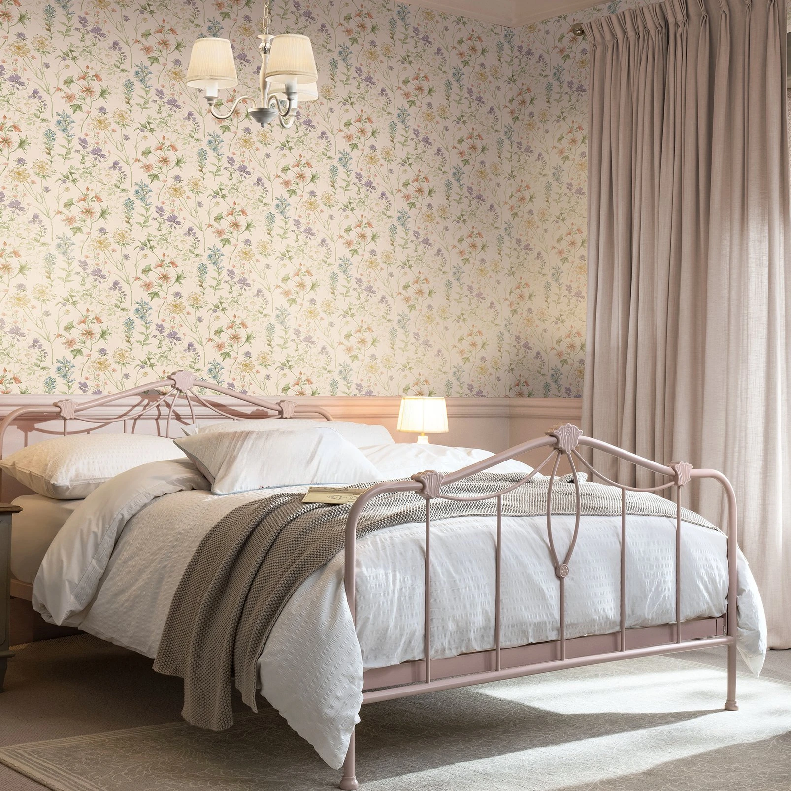 Laura Ashley Wild Meadow Chalk Pink Wallpaper - 122764_ROOMSET_WILD MEADOW CHALK PINK.jpg