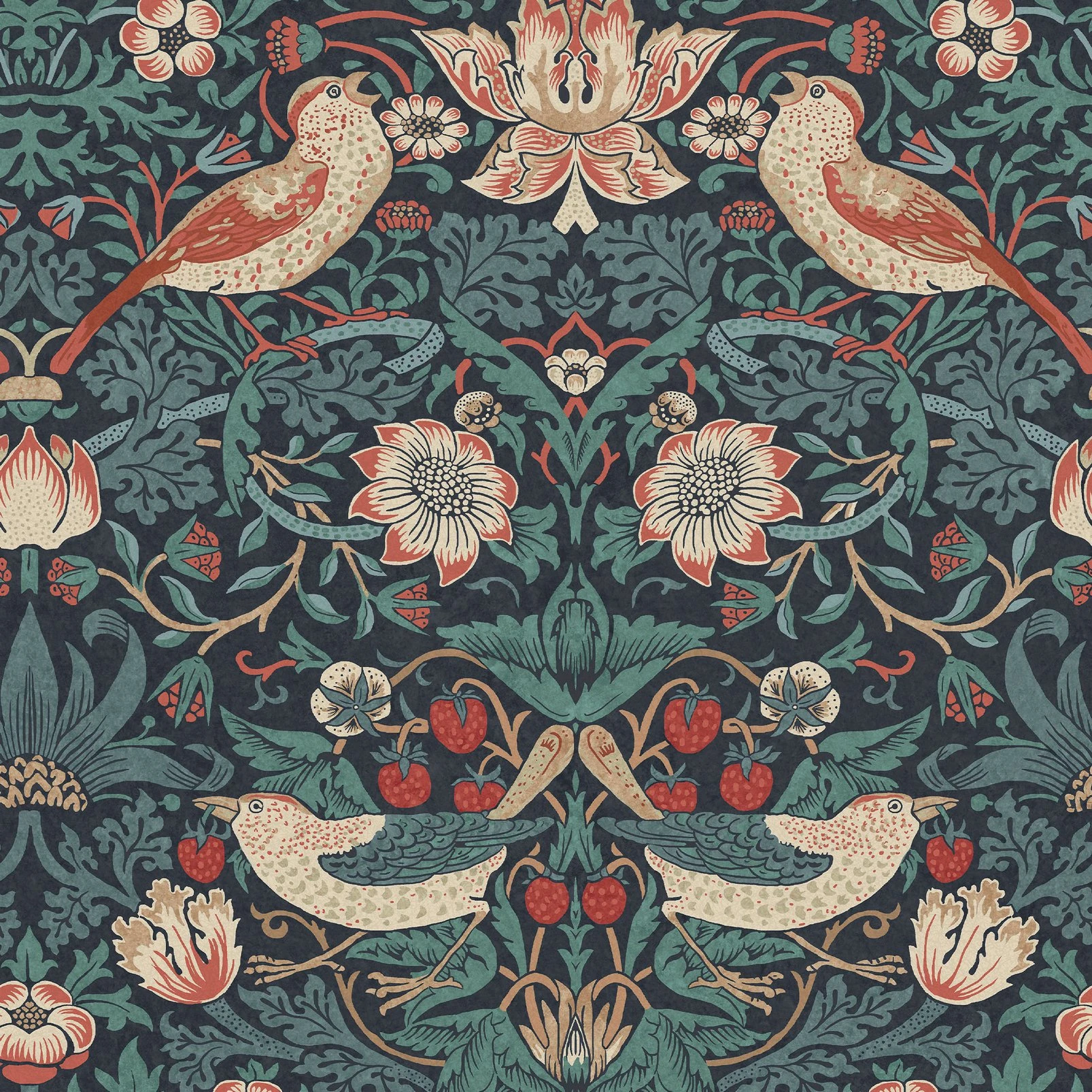 Strawberry Thief Deep Blue Wallpaper - 124231_TILE_STRAWBERRY THIEF DEEP BLUE_01.jpg