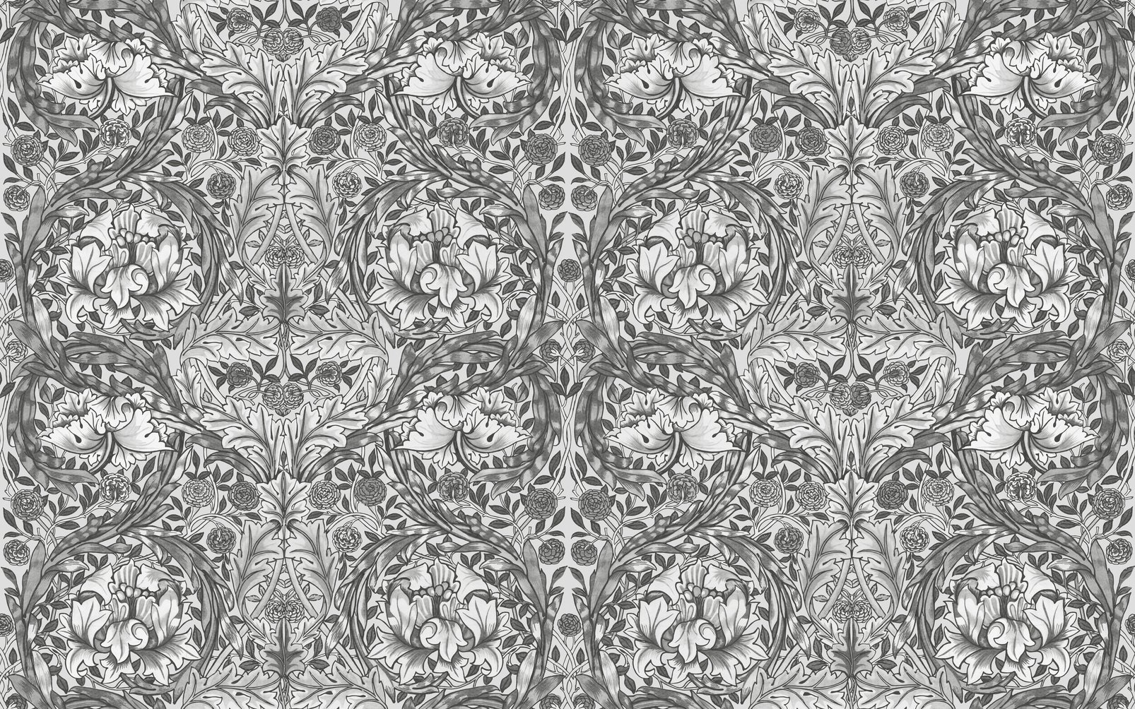 African Marigold Grey Bespoke Mural - 125427_TILE_AFRICAN MARIGOLD GREY BESPOKE MURAL MATT_01African Marigold Grey Bespoke Mural Matt TILE.jpg