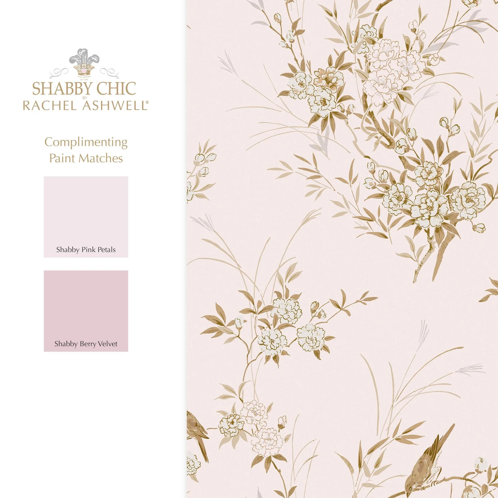 Bird Chinoiserie Pink and Gold Wallpaper - 125122_FLATLAY_BIRD CHINOISERIE PINK GOLD.jpg