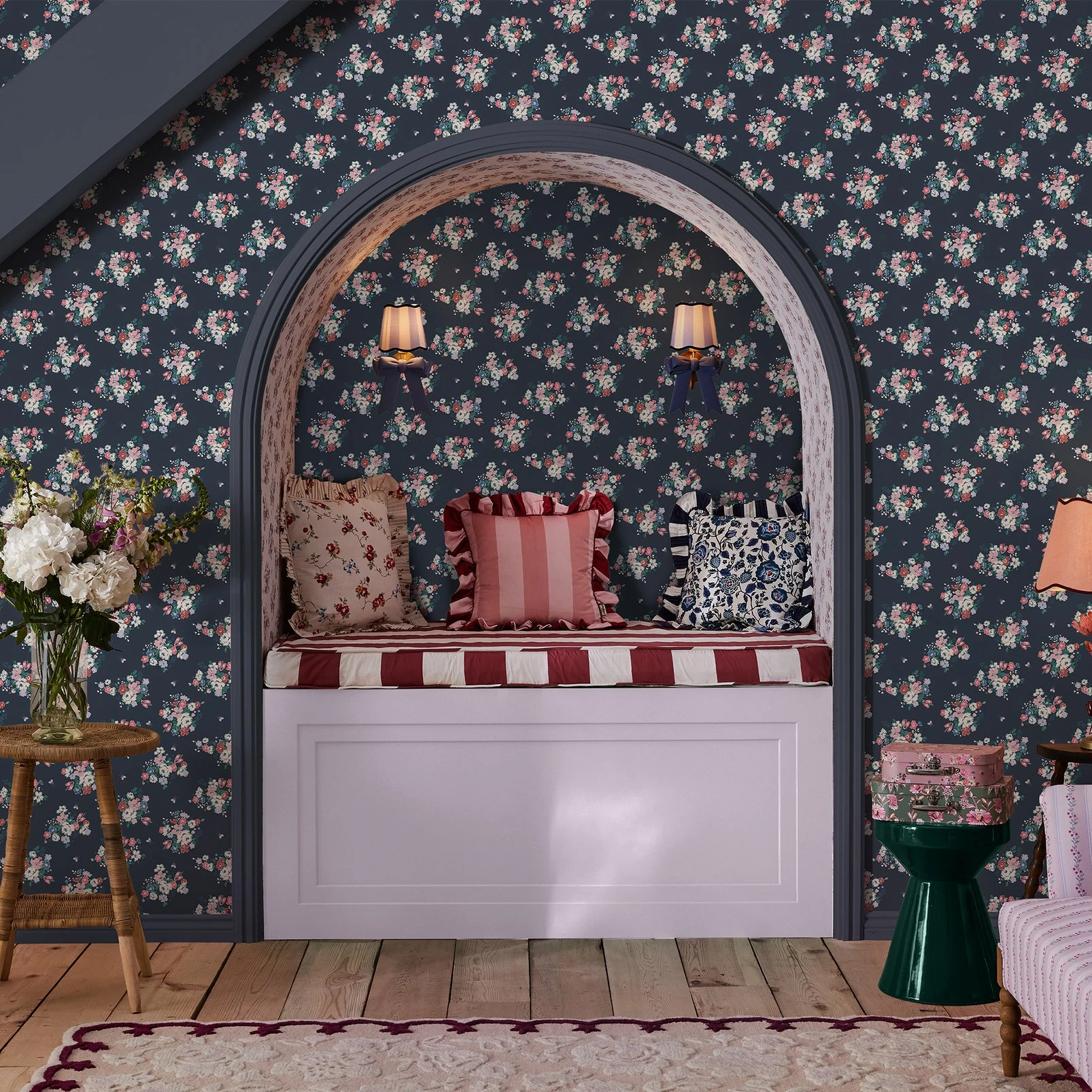 Cath Kidston Clifton Floral Navy Wallpaper - 125510_ROOMSET_CLIFTON FLORAL NAVY_01.jpg