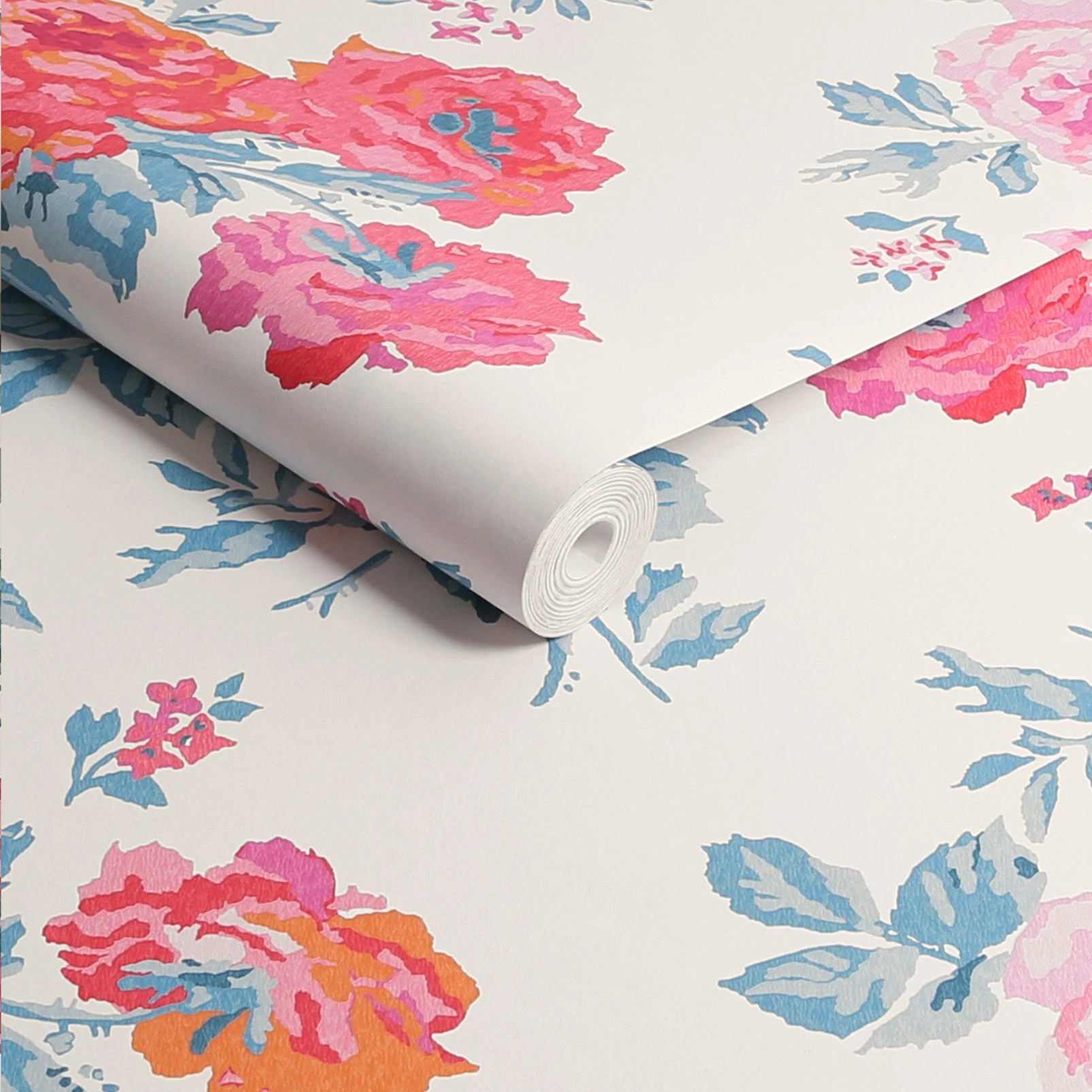 Cath Kidston Archive Rose Blue & Pink Wallpaper - 125495_ROLLSHOT_ARCHIVE ROSE BLUE & PINK_01.jpg