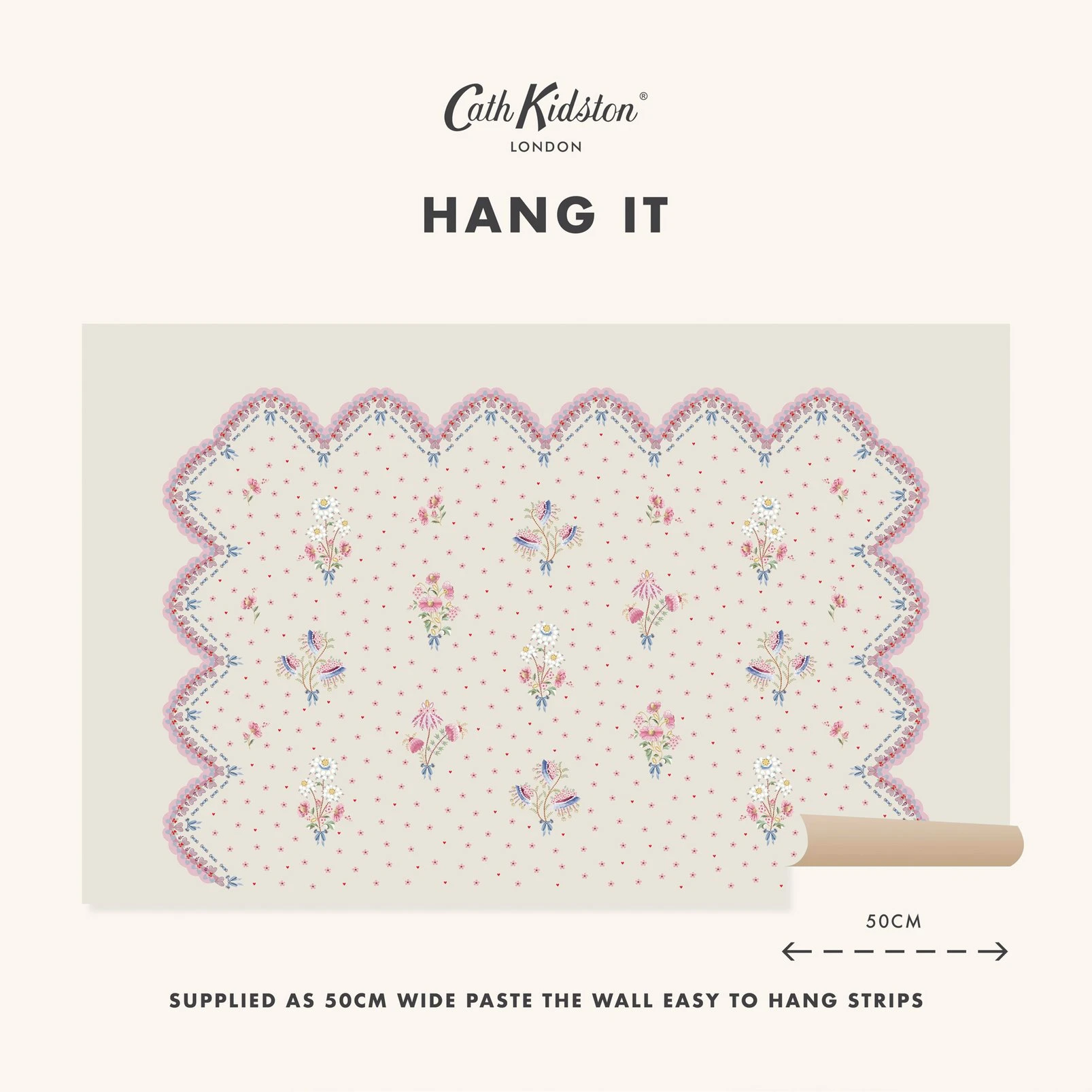 Stitch In Time Pink Bespoke Mural - 127799FXST_INFO_STITCH IN TIME PINK MURAL_02.jpg