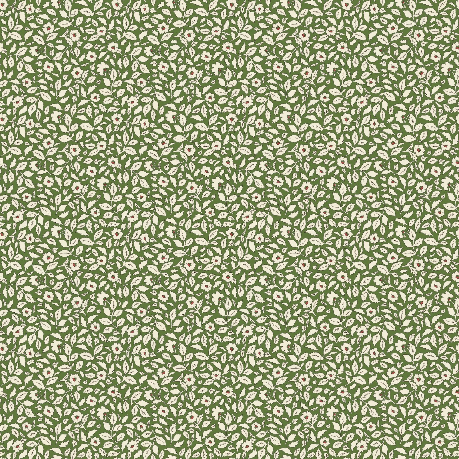 Joules Ditsy Floral Green Wallpaper - 128914_TILE_DITSY FLORAL PRINT GREEN_01.jpg