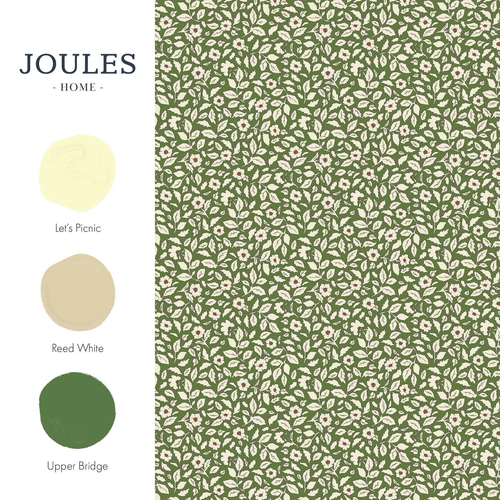Joules Ditsy Floral Green Wallpaper - 128914_FLATLAY_DITSY FLORAL PRINT GREEN_01.jpg