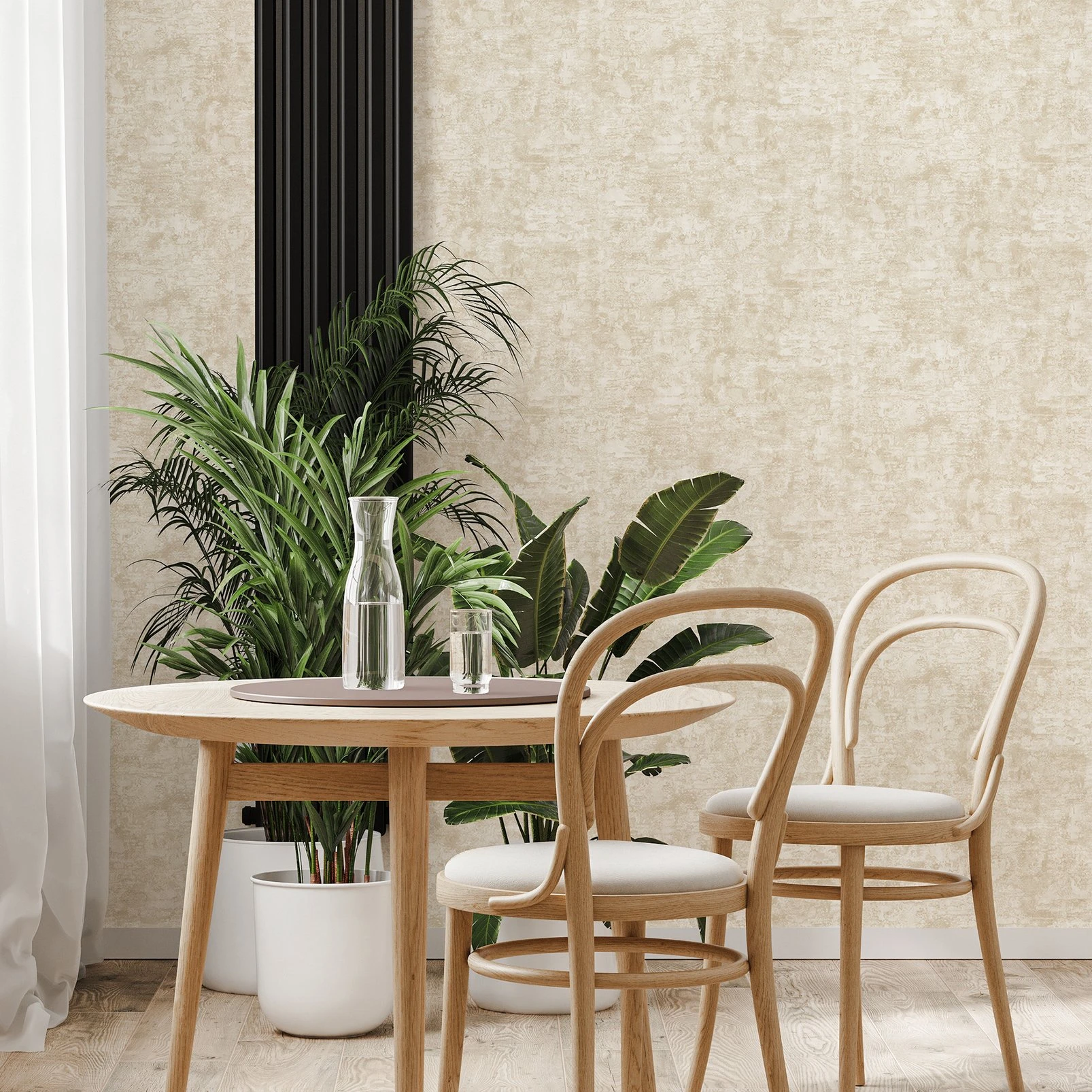 Ornamental Texture Cream Wallpaper - 128808_ROOMSET_ORNAMENTAL TEXTURE CREAM_02.jpg