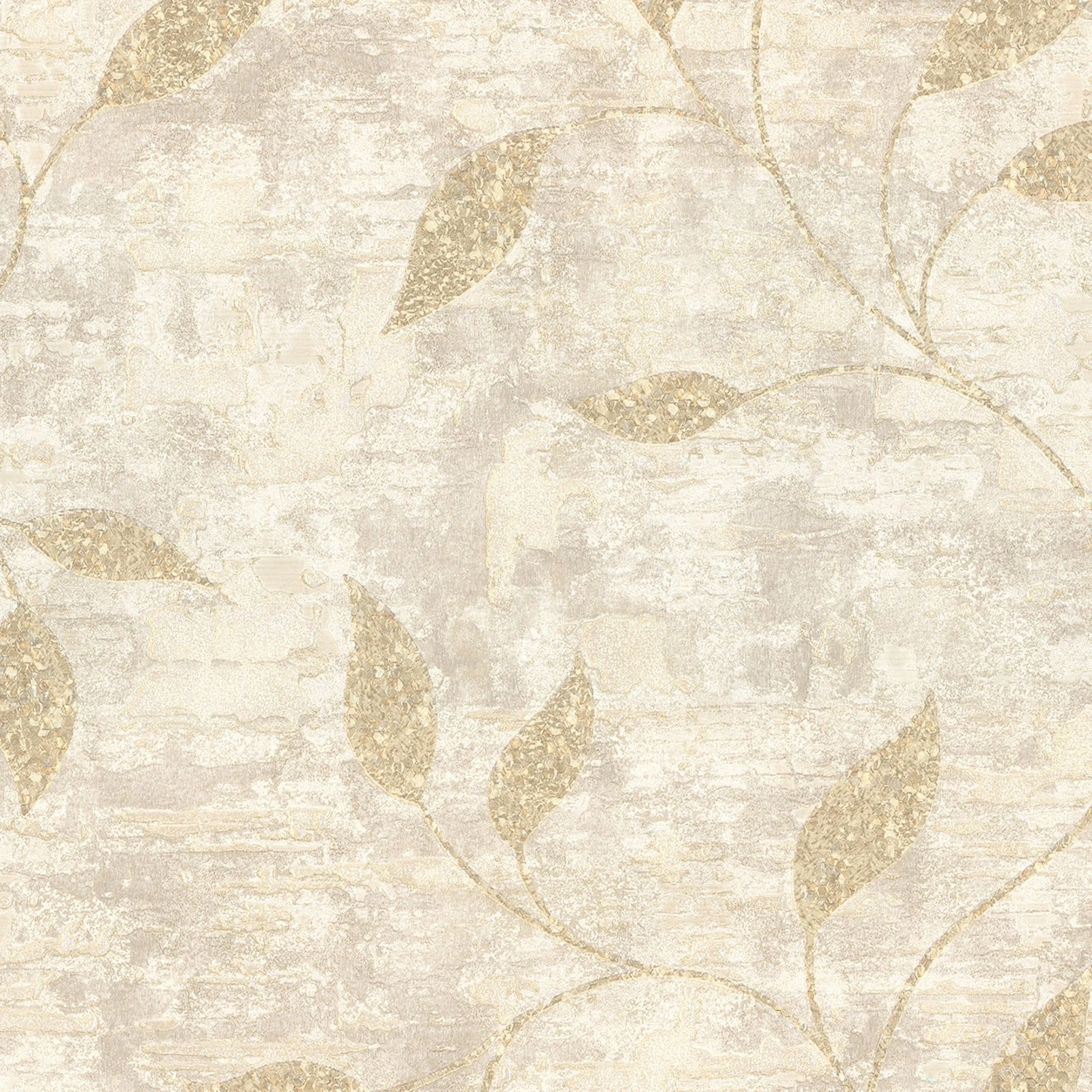 Ornamental Leaf Cream Wallpaper - 128805_DETAIL_ORNAMENTAL LEAF CREAM_01.jpg