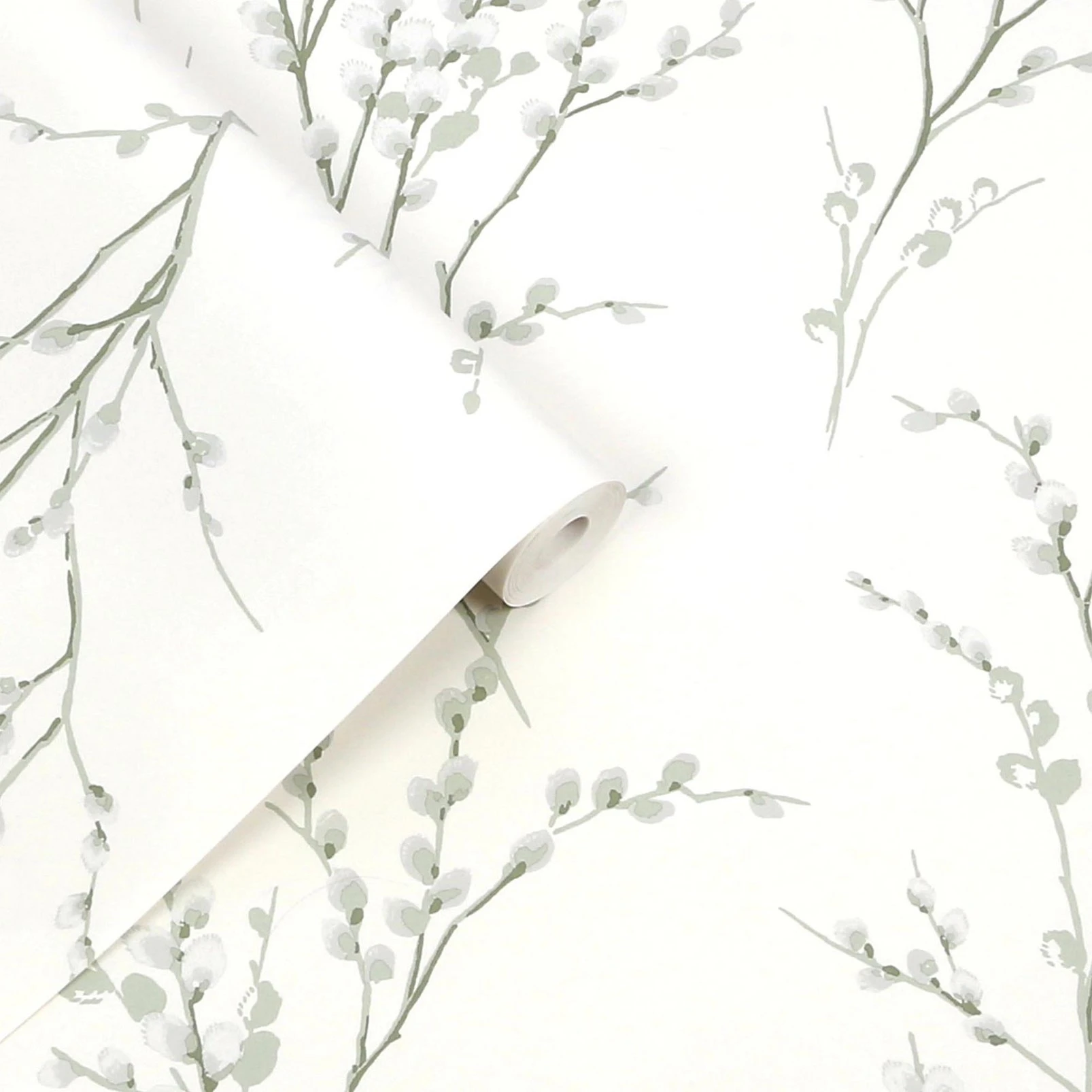 Laura Ashley Pussy Willow Sage Green Wallpaper - 130115_ROLLSHOT_PUSSY WILLOW SAGE GREEN_01.jpg