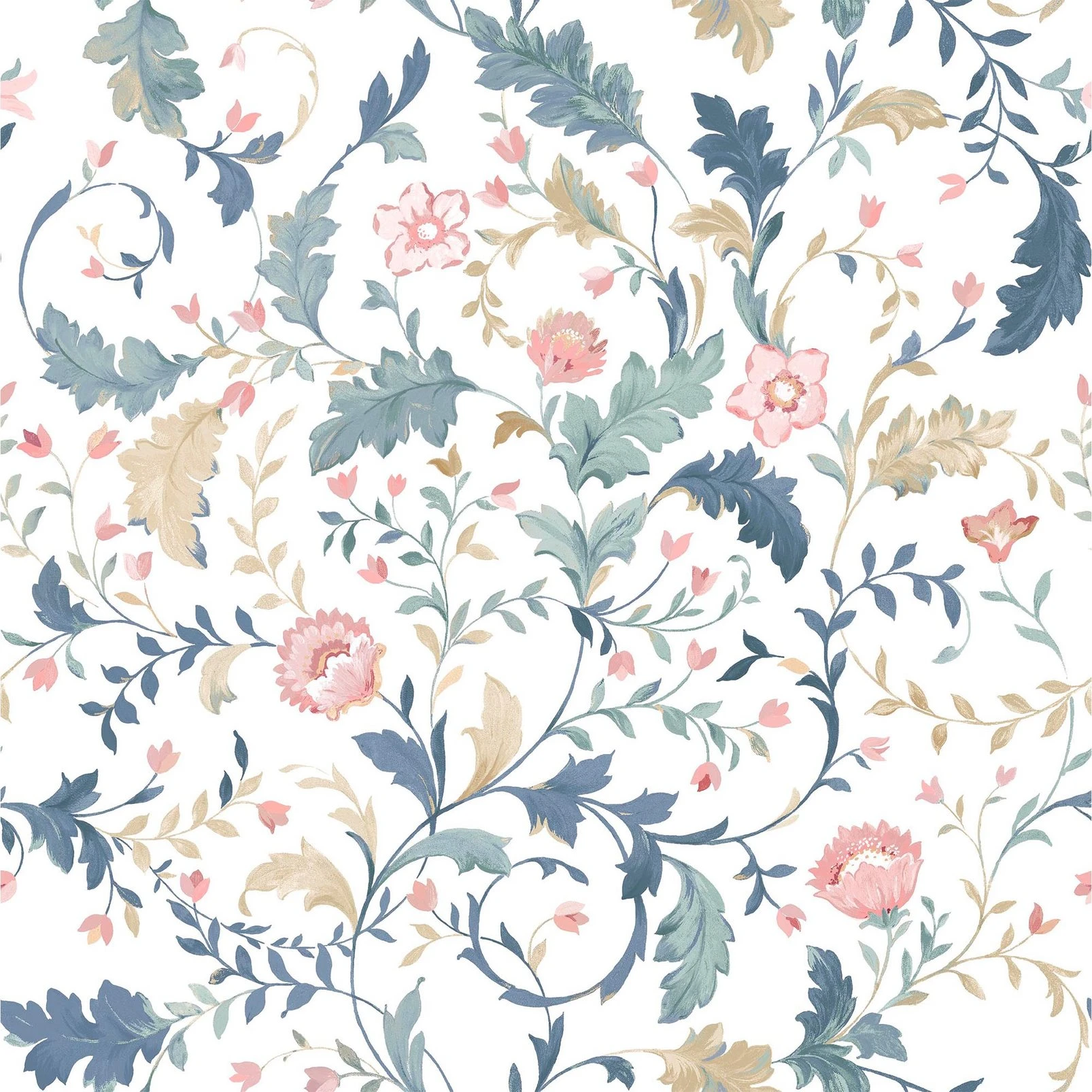 Laura Ashley Litton Dusky Seaspray Wallpaper - 130099_TILE_LITTON DUSKY SEASPRAY_01.jpg