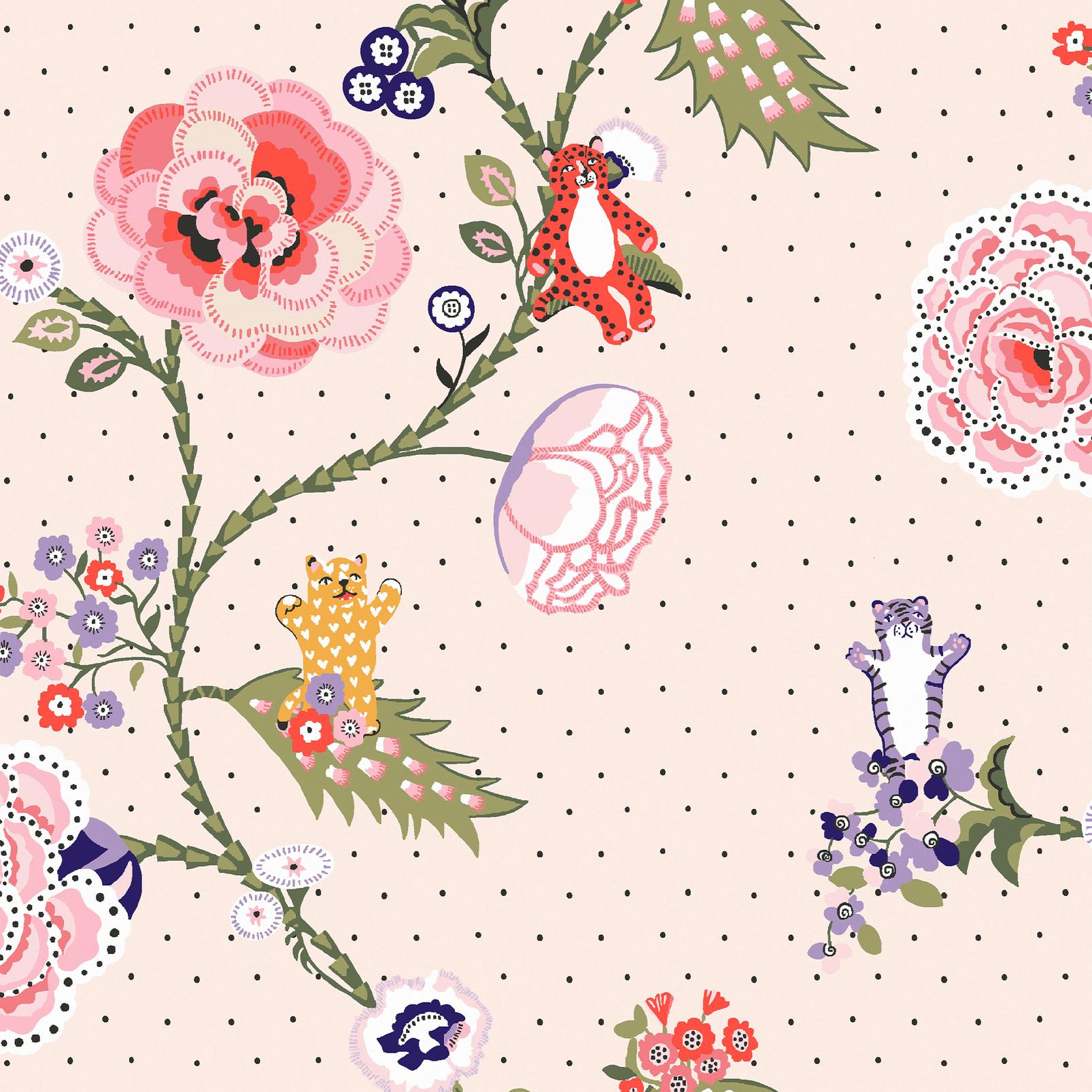Cath Kidston Catnip Neutral Wallpaper - 131433_TILE_CATNIP NEUTRAL_01.jpg