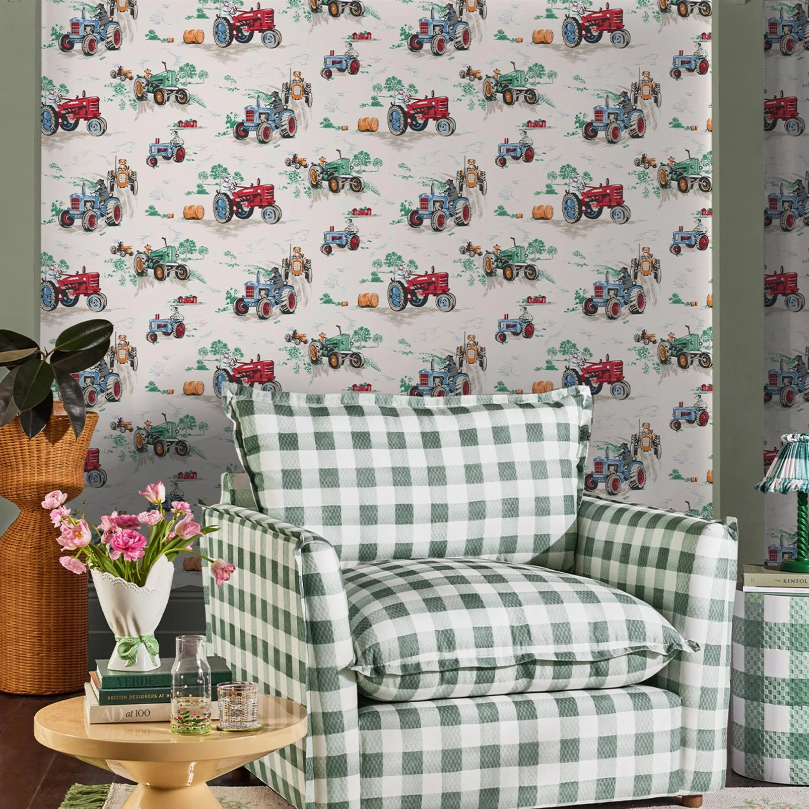 Cath Kidston Tractor Wallpaper - 131426_ROOMSET_TRACTOR MULTI_01.jpg