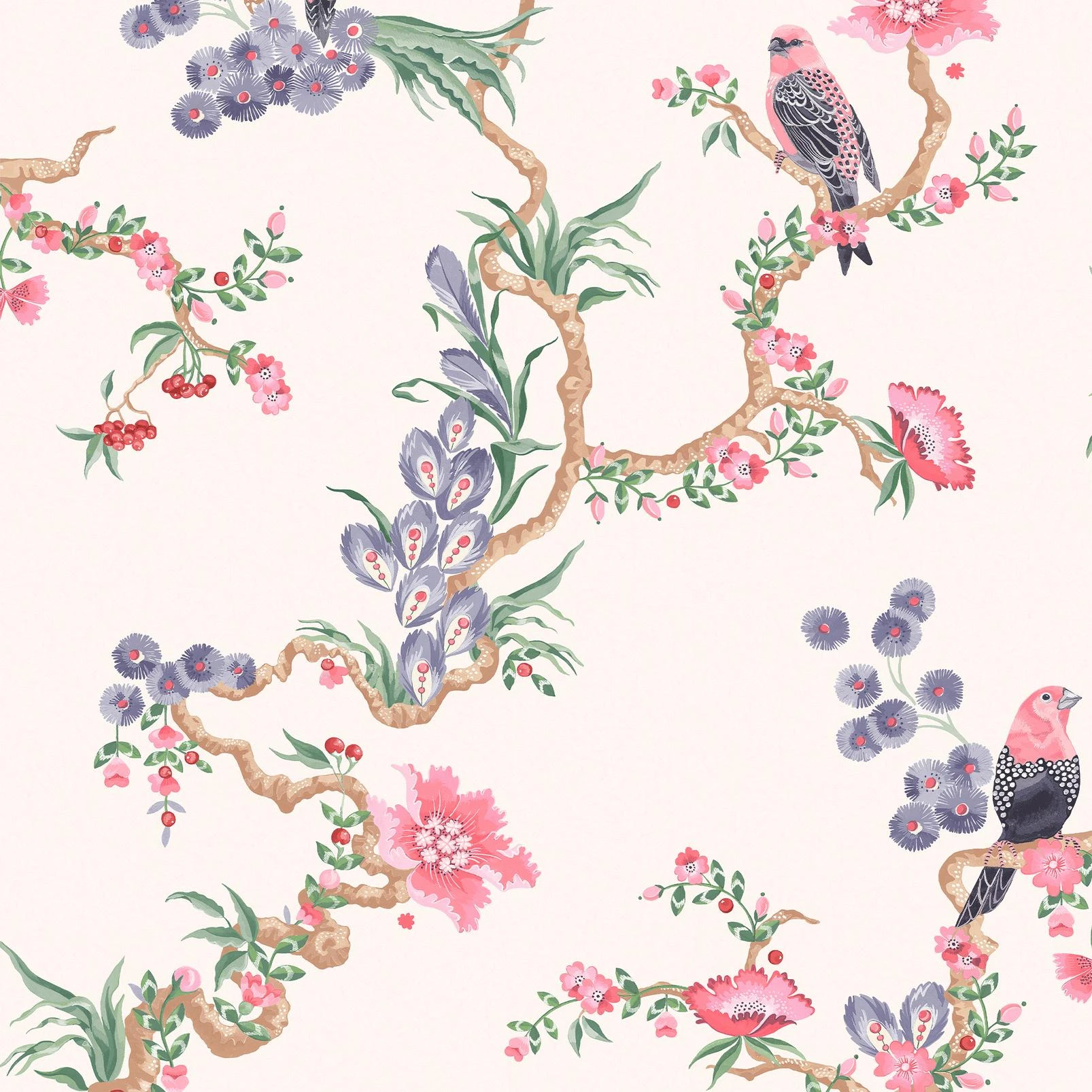 Cath Kidston Birds & Berries Spring Wallpaper - 131429_TILE_BIRDS AND BERRIES SPRING_01.jpg