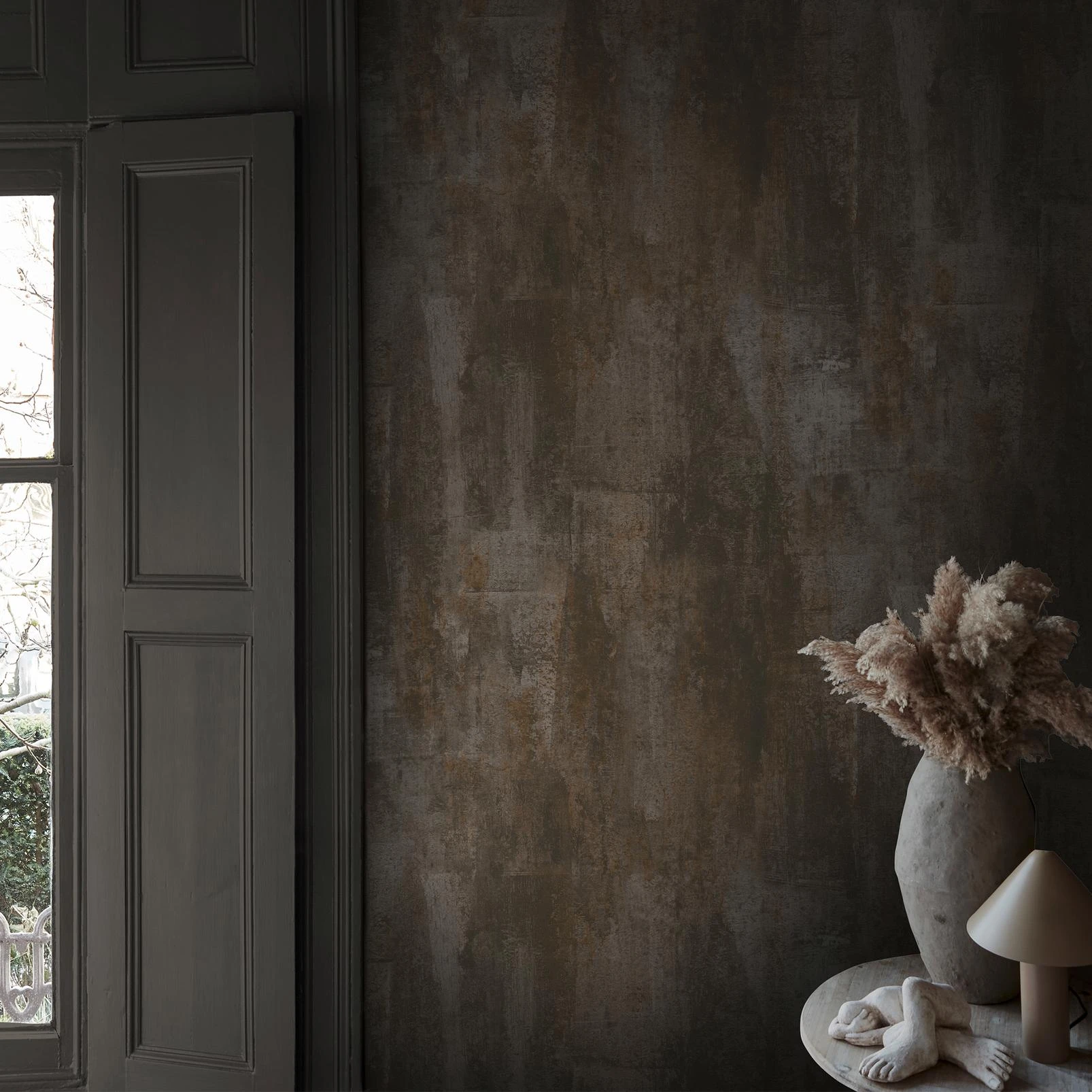 Abigail Ahern Oxidized Opulence Charcoal Wallpaper - 140094_ROOMSET_OXIDIZED OPULENCE CHARCOAL_02.jpg