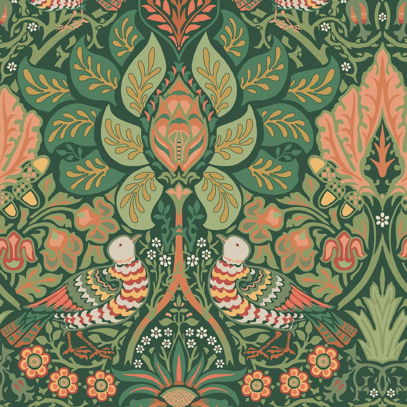 Dove & Rose Woodland Wallpaper - 140480_TILE_DOVE & ROSE WOODLAND_01.jpg