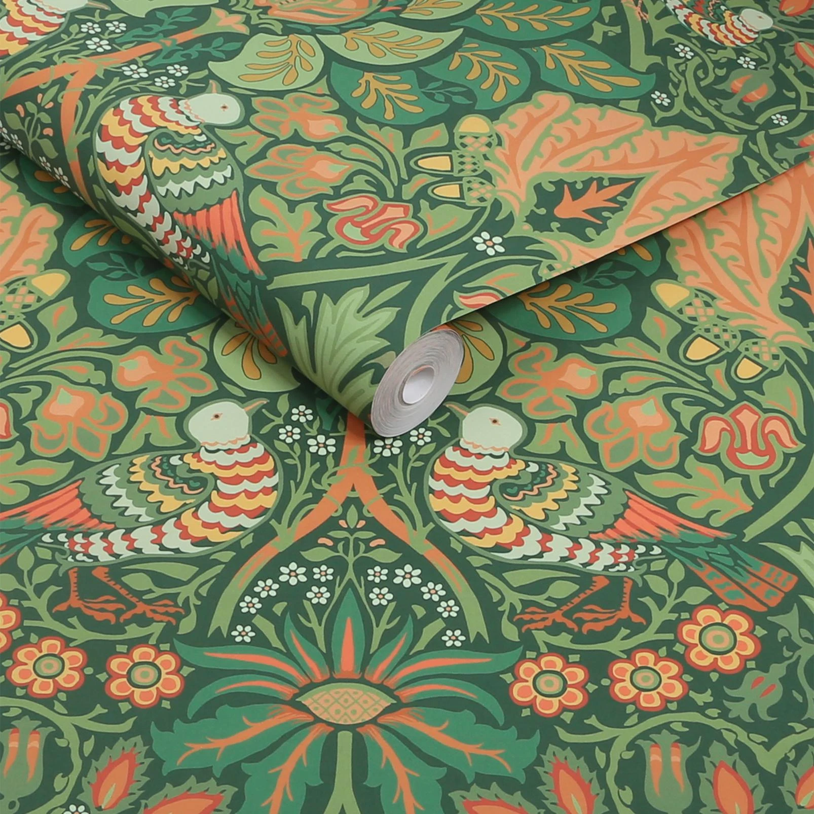 Dove & Rose Woodland Wallpaper - 140480_ROLLSHOT_DOVE & ROSE WOODLAND_01.jpg