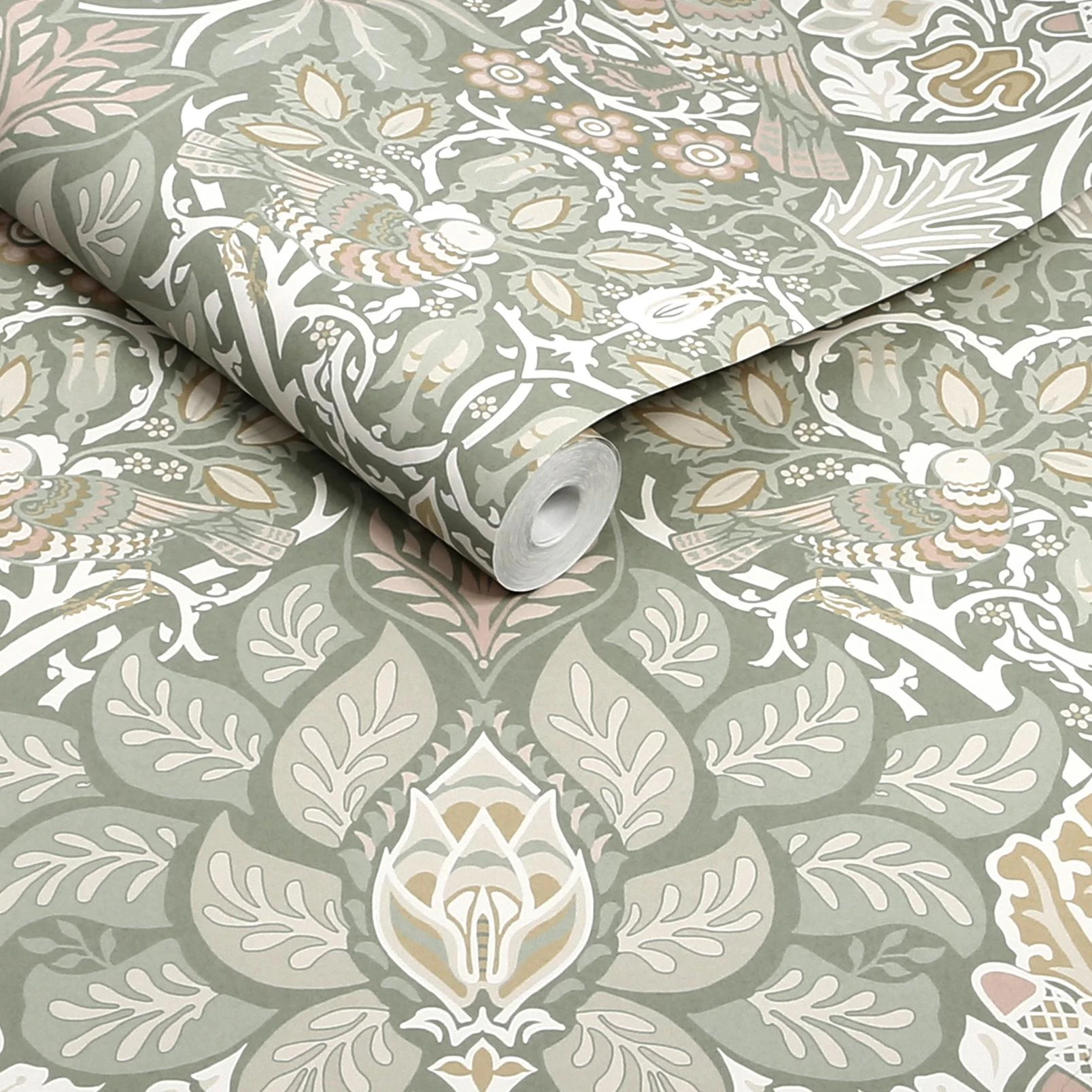 Dove & Rose Spring Garden Wallpaper - 140482_ROLLSHOT_DOVE & ROSE SPRING GARDEN_01.jpg