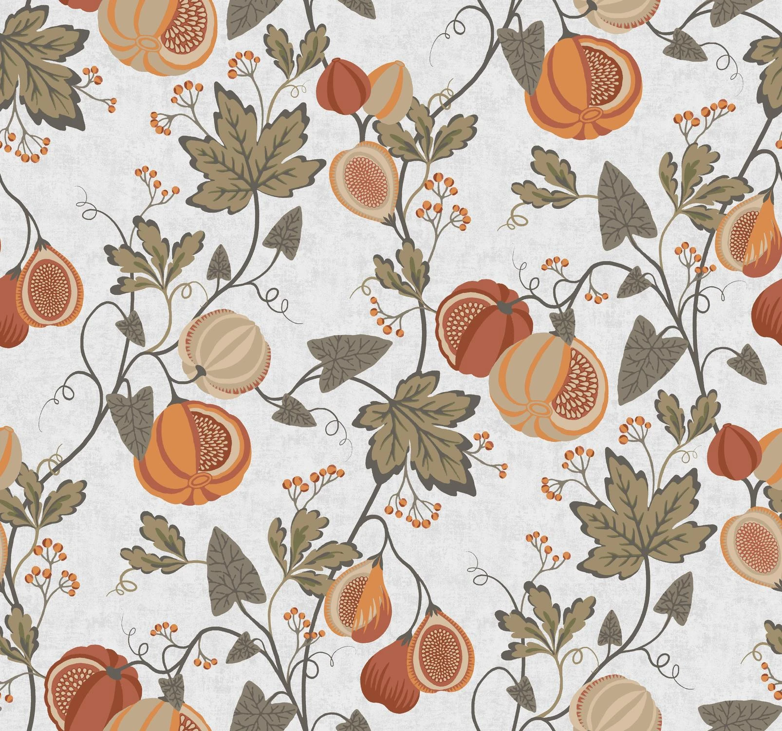Transform Figgy Tree Orange Peel and Stick Wallpaper - 129642_TILE_Figgy Tree Orange _01.jpg