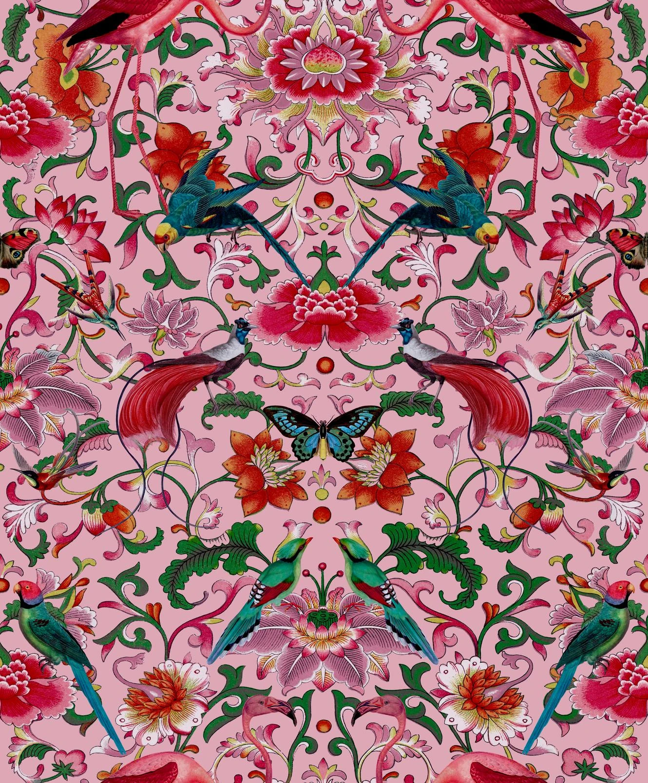 Transform Splendid Pink Peel and Stick Wallpaper - 129699_TILE_Splendid Pink _01.jpg