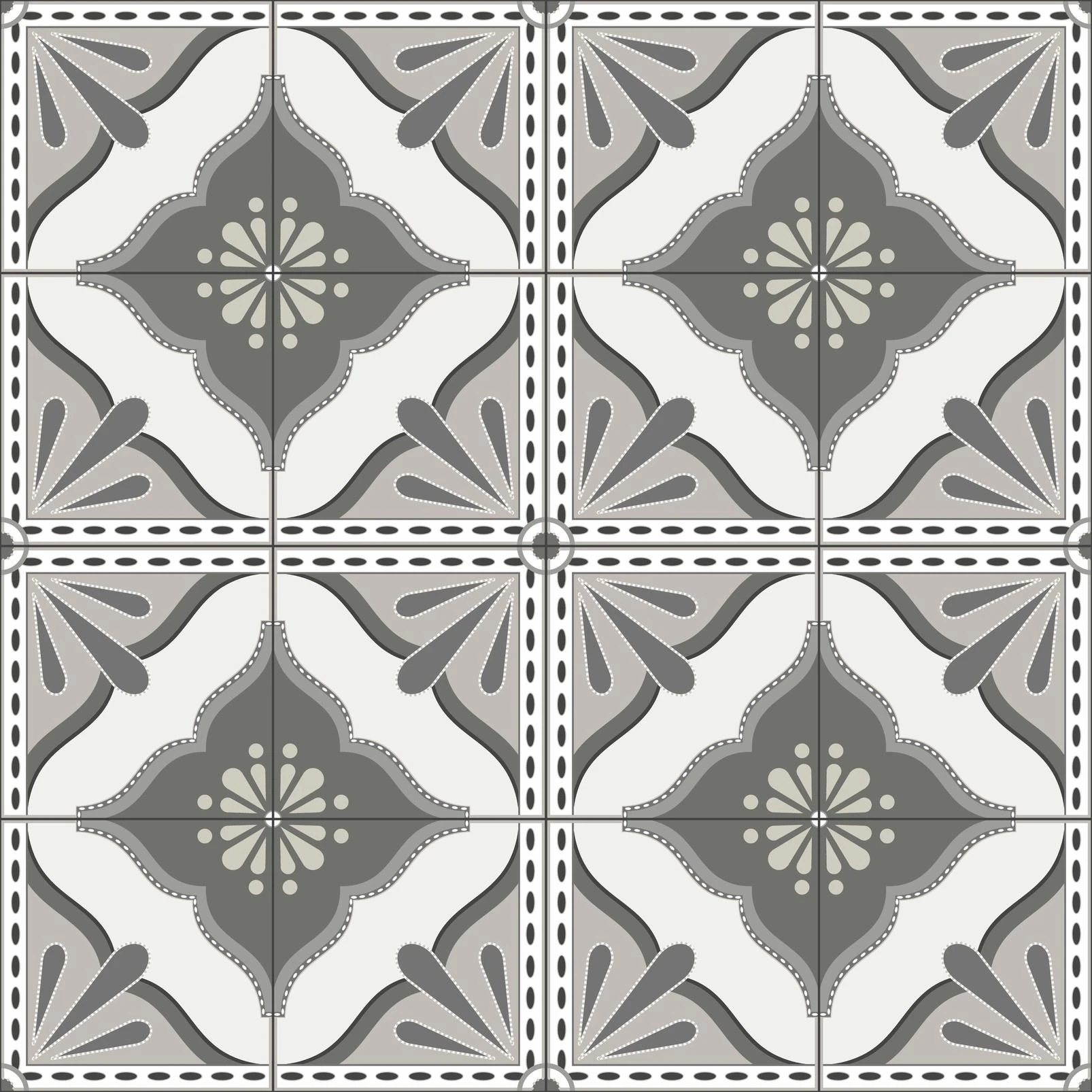 Transform Large Tile Mono Peel and Stick Wallpaper - 129663_TILE_Large Tile Mono _01.jpg