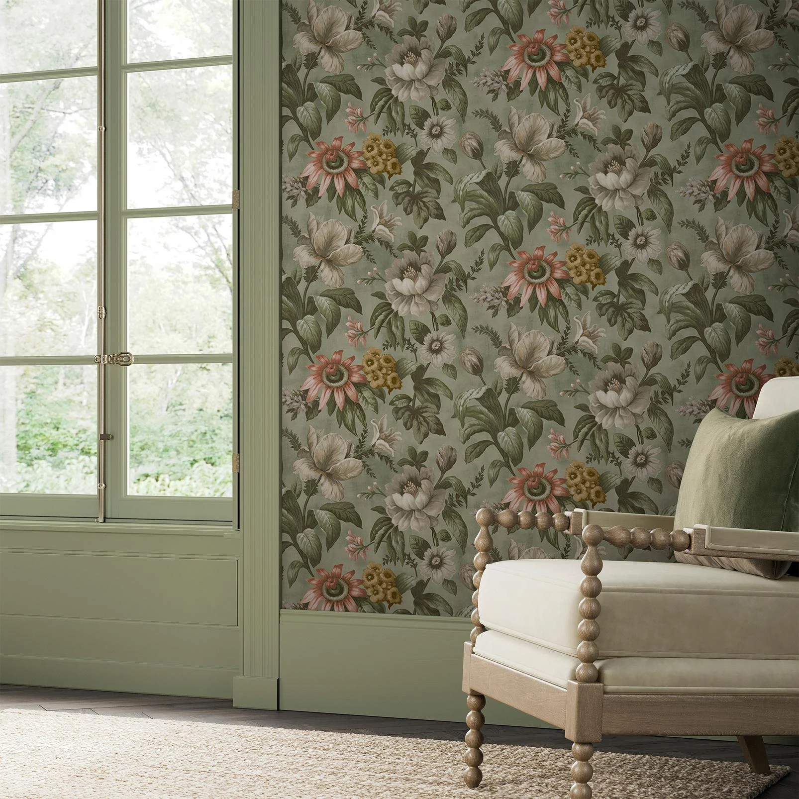Gardenia Sage Wallpaper - 142540_ROOMSET_GARDENIA SAGE_01.jpg