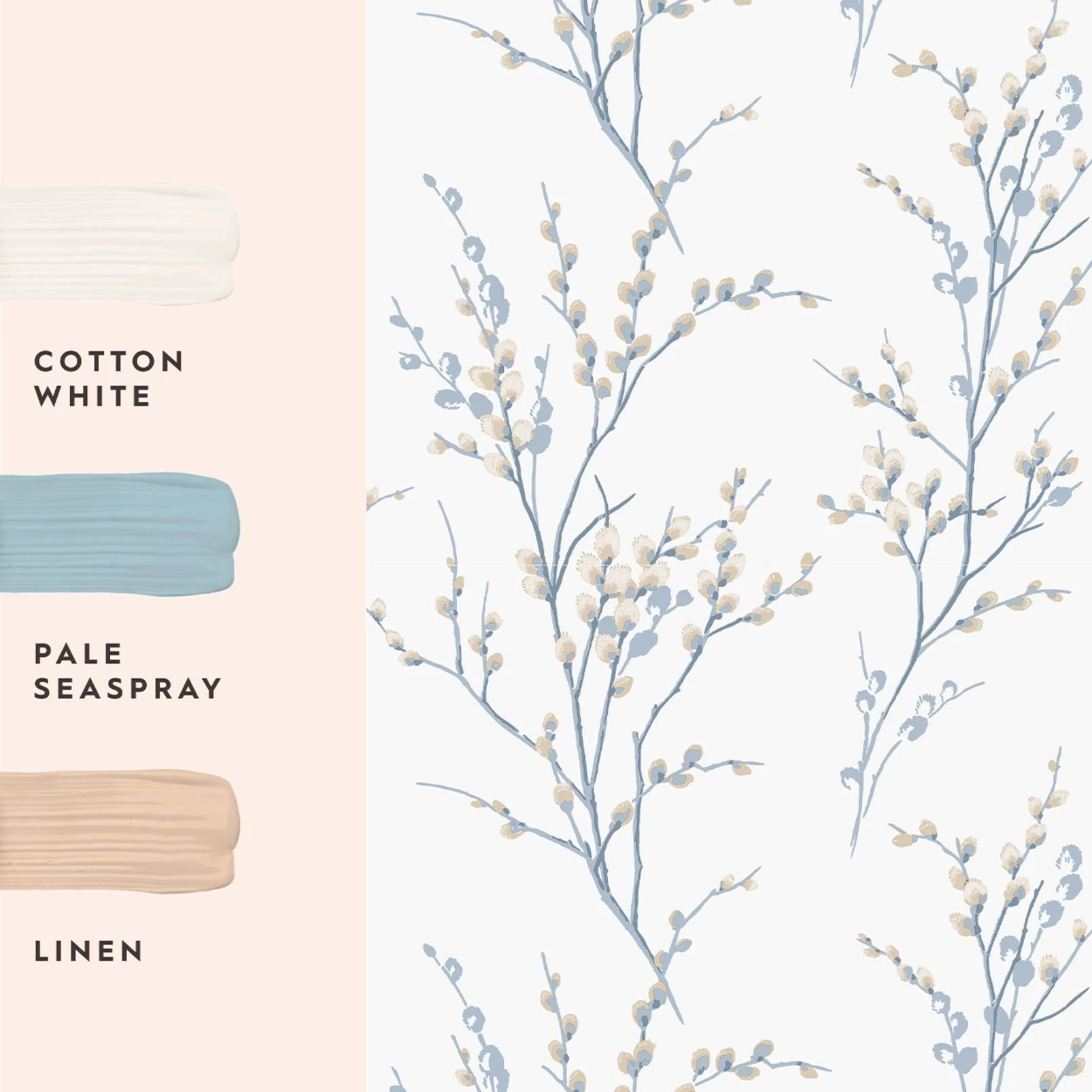 Laura Ashley Pussy Willow Seaspray Wallpaper - 143337_FLATLAY_PUSSY WILLOW SEASPRAY_01.jpg