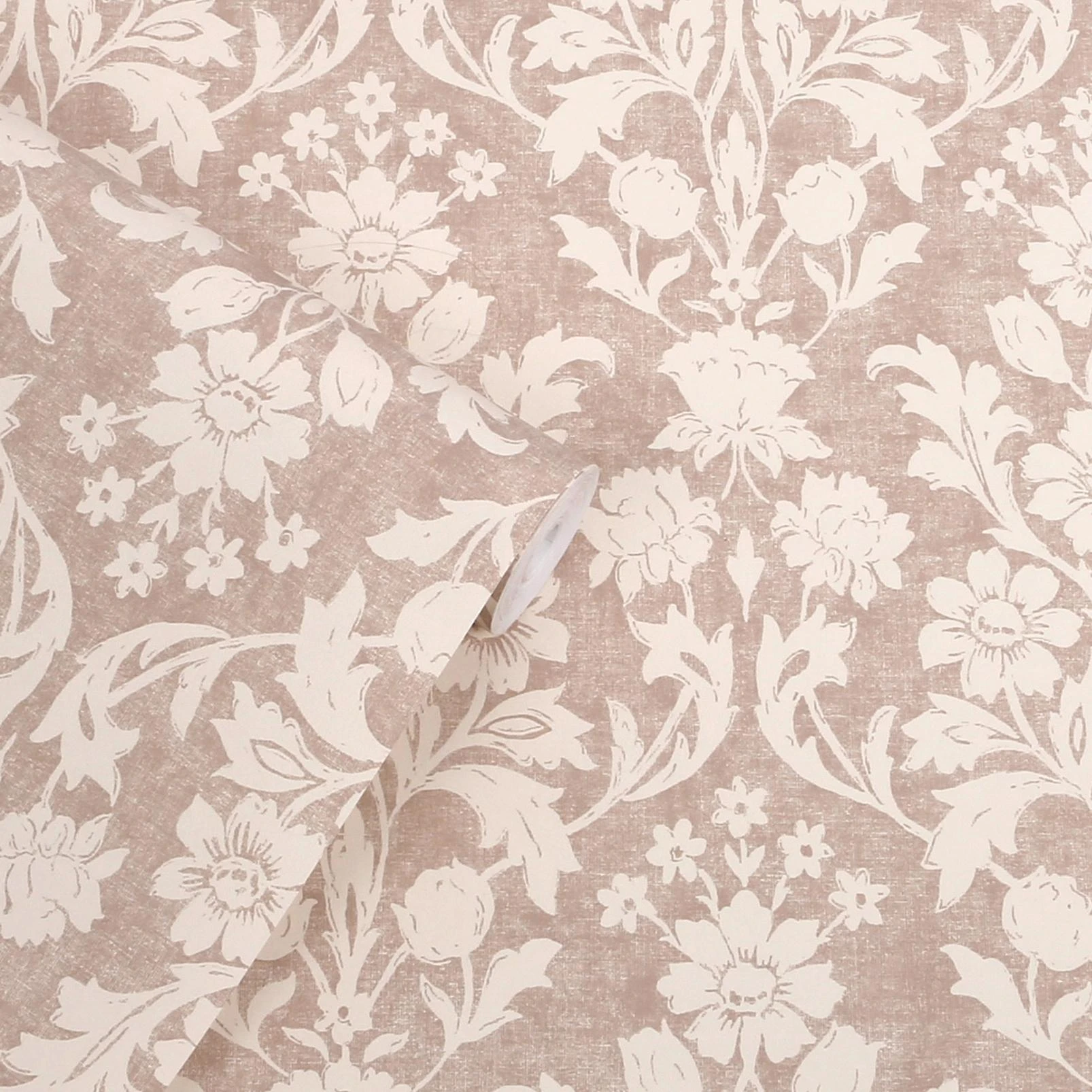 Laura Ashley Semington Silhouette Plaster Pink Wallpaper - 143323_ROLLSHOT_SEMINGTON SILHOUETTE PLASTER PINK_01.jpg