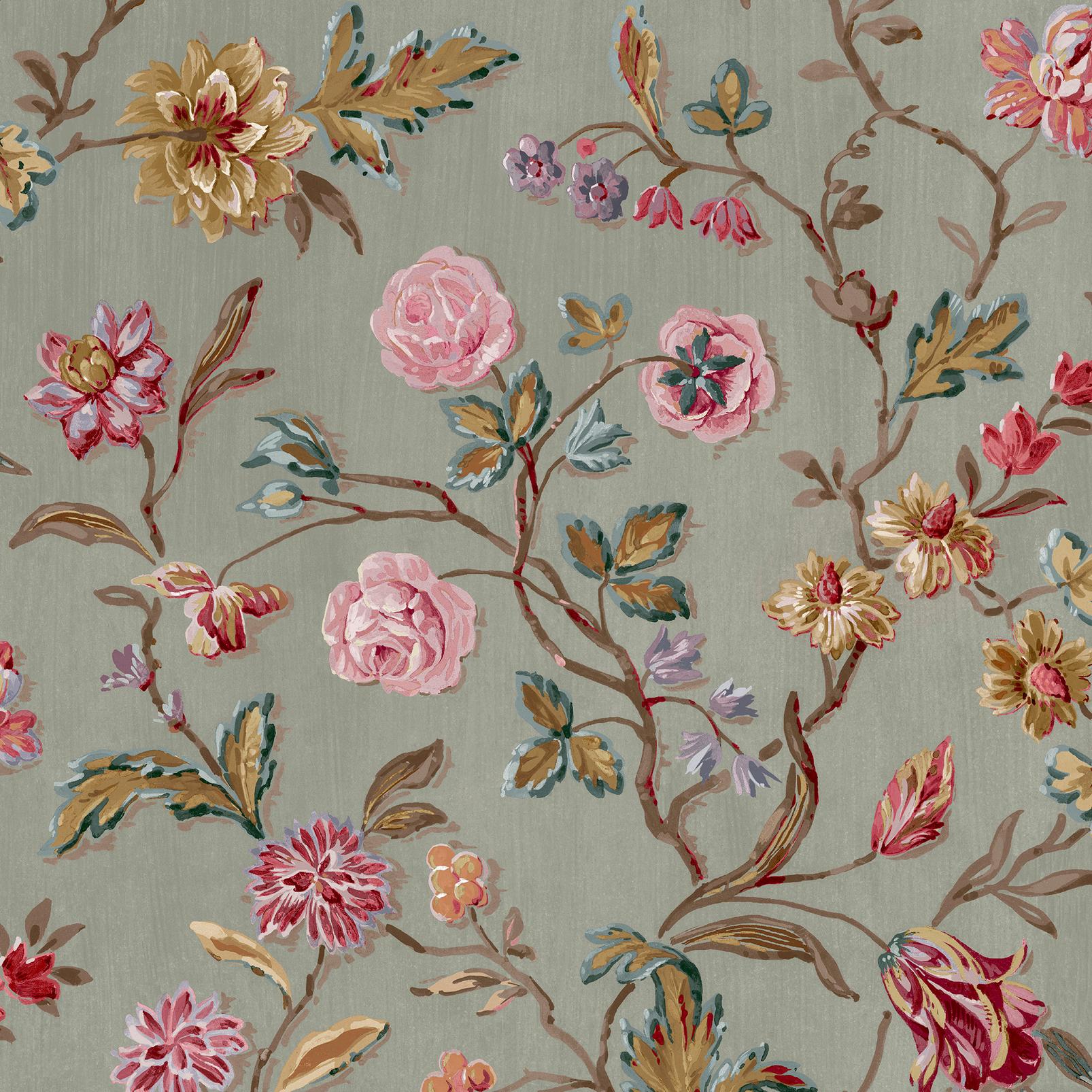 Laura Ashley Lingmell Trail Antique Green Wallpaper - 143320_TILE_LINGMELL TRAIL ANTIQUE GREEN_01.jpg