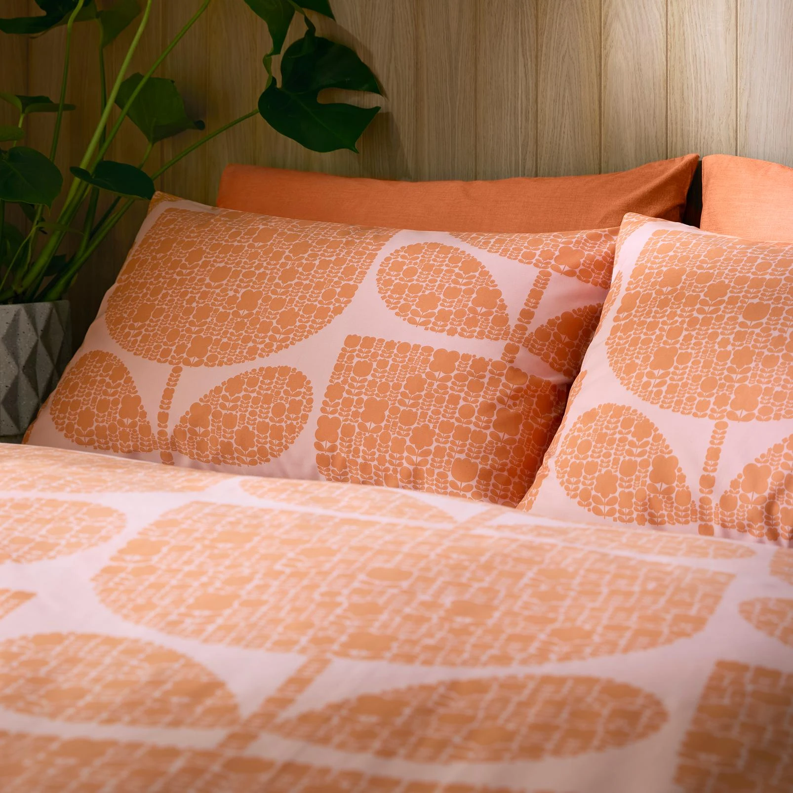 Block Garden Orange Sorbet Duvet Cover Set - OKBLOCKG01DQ_CAMEO_BLOCK_GARDEN_ORANGE_SORBET_DOUBLE_DUVET_COVER_01.jpg
