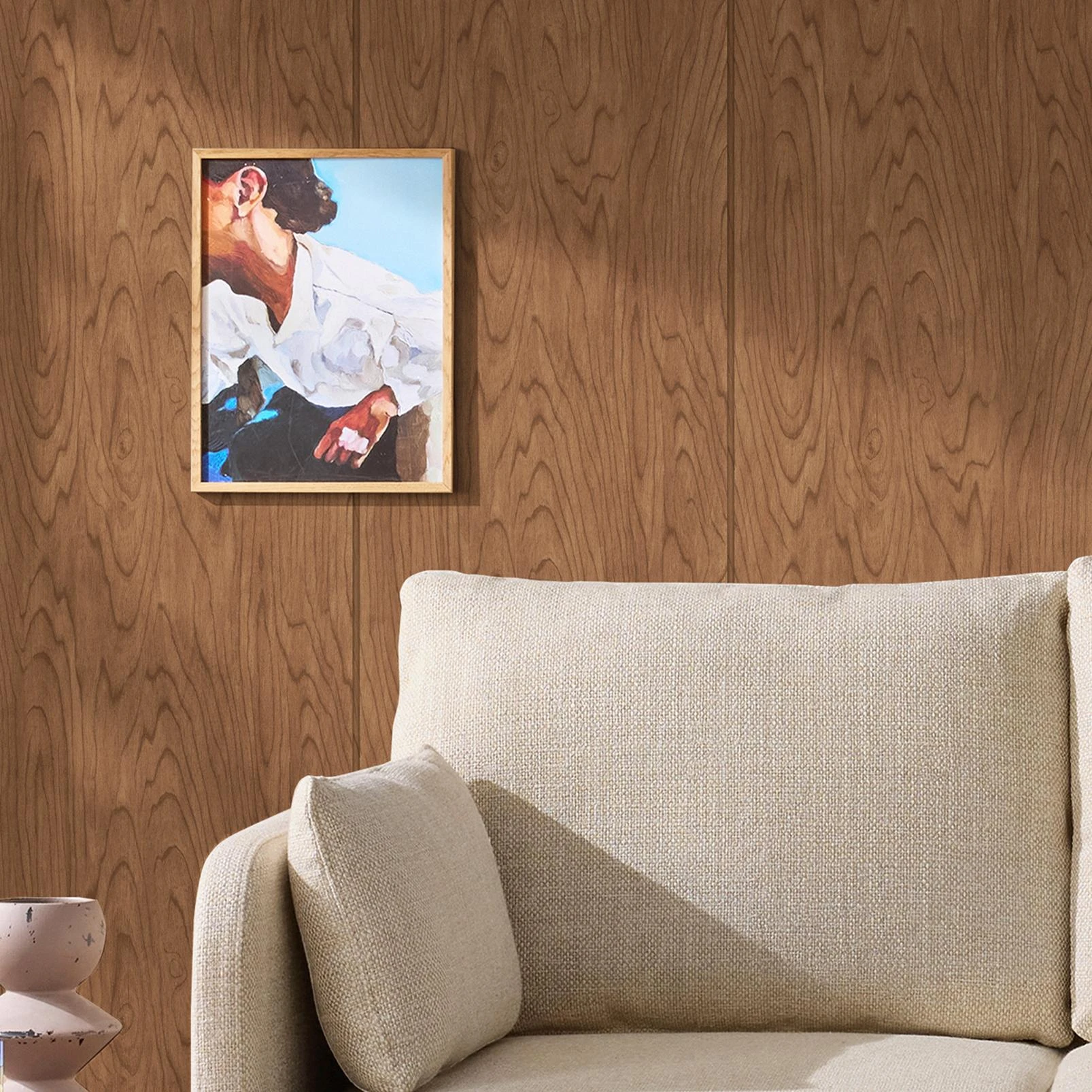 Made Orly Mid Tone Timber Wallpaper - 145215_ROOMSET_ORLY MID TON TIMBER_01.jpg