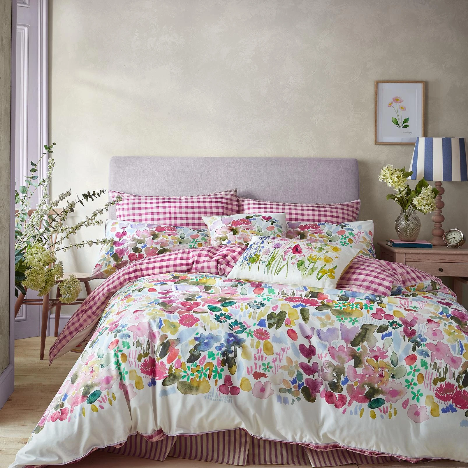 Flora Cerise Duvet Cover Set - BGFLORA01DQ_ROOMSET_FLORA_CERISE_DOUBLE_DUVET_COVER_01.jpg