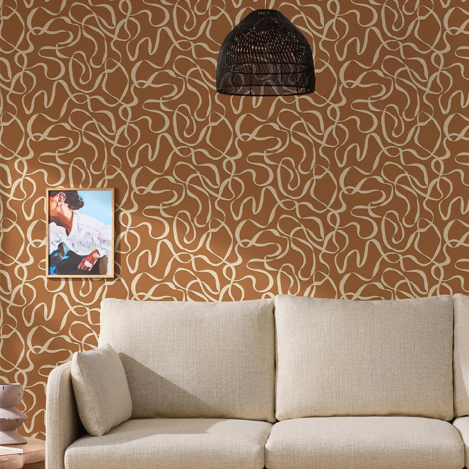 Made Varri Burnt Orange Wallpaper - 145212_ROOMSET_VARRI BURNT ORANGE_02.jpg