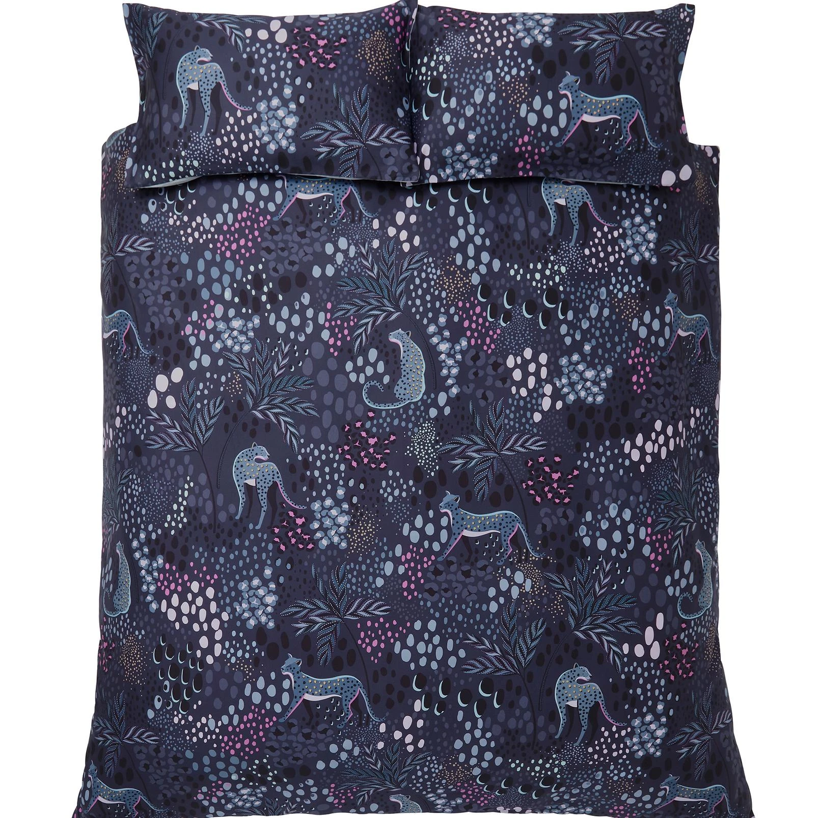 Cheetah Deep Indigo Duvet Cover Set - SMCHEET01DQ_CUTOUT_CHEETAH_DEEP_INDIGO_DOUBLE_DUVET_COVER_01.jpg