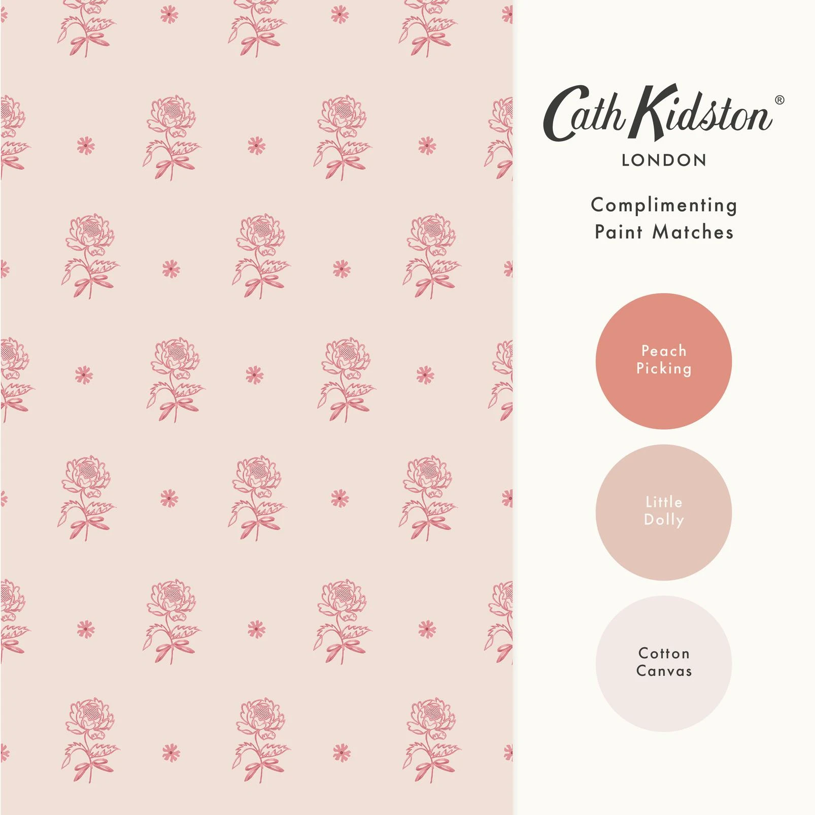 Cath Kidston Spitalfield Bunches Pink Wallpaper - 145329_FLATLAY_SPITALFIELD BUNCHES PINK_01.jpg