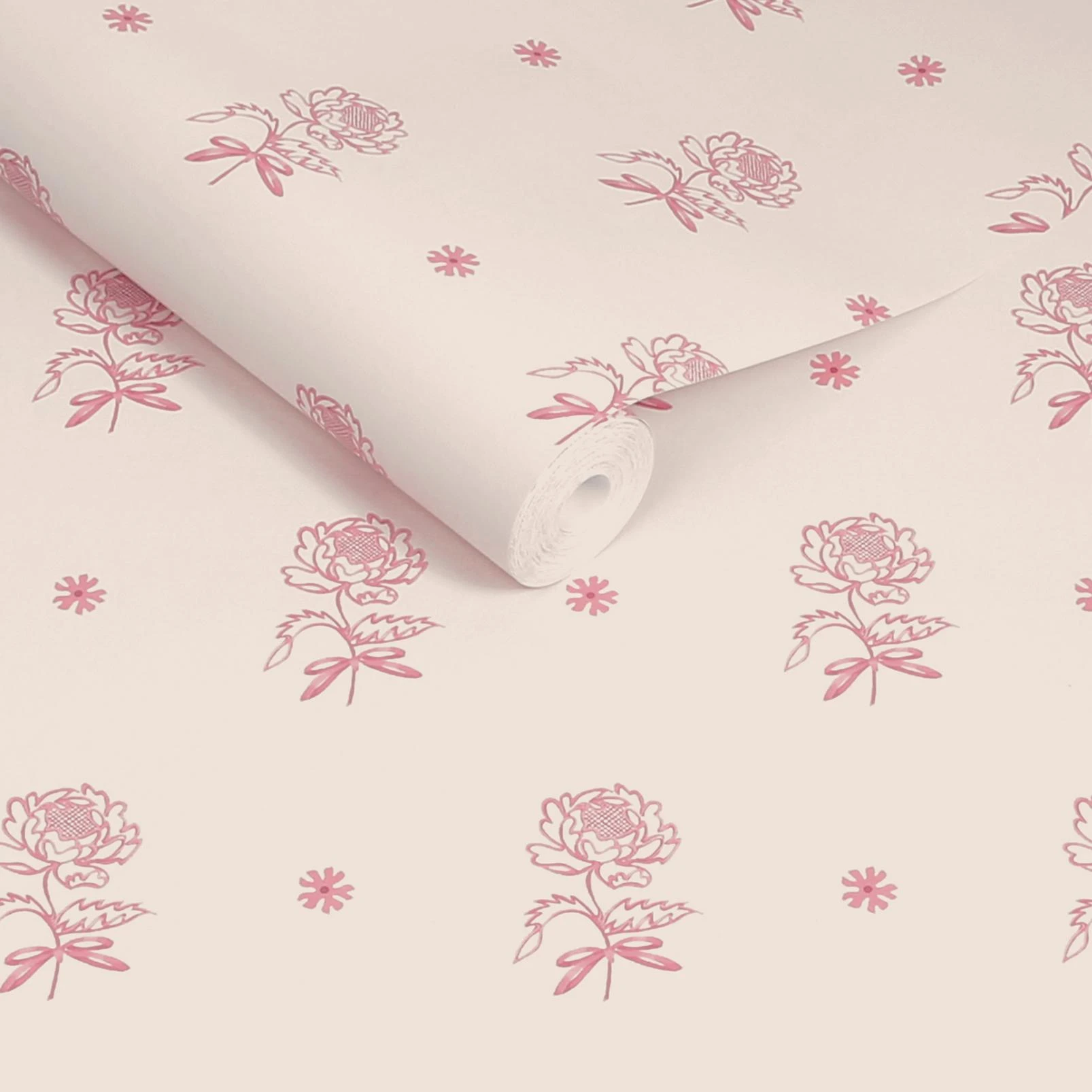 Cath Kidston Spitalfield Bunches Pink Wallpaper - 145329_ROLLSHOT_SPITALFIELD BUNCHES PINK_01.jpg