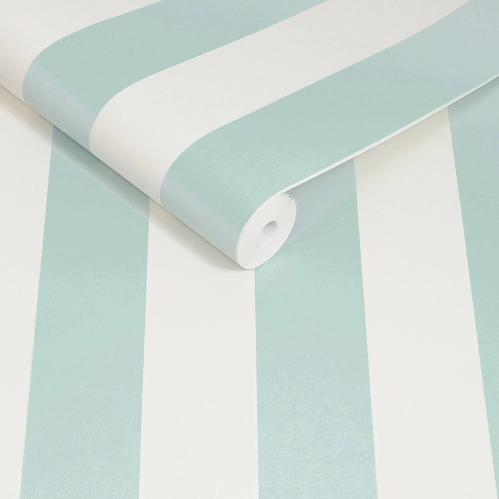 Cath Kidston Canopy Stripe Duck Egg Blue Wallpaper - 145328_ROLLSHOT_CANOPY STRIPE DUCK EGG BLUE_01.jpg
