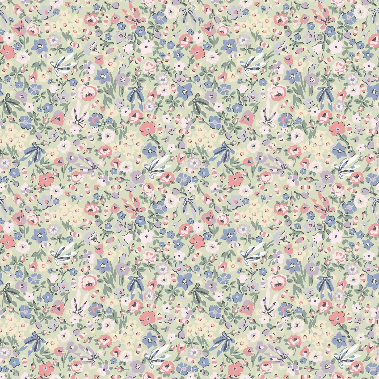 Cath Kidston Harmony Ditsy Sage Wallpaper - 145323_TILE_HARMONY DITSY SAGE_01.jpg