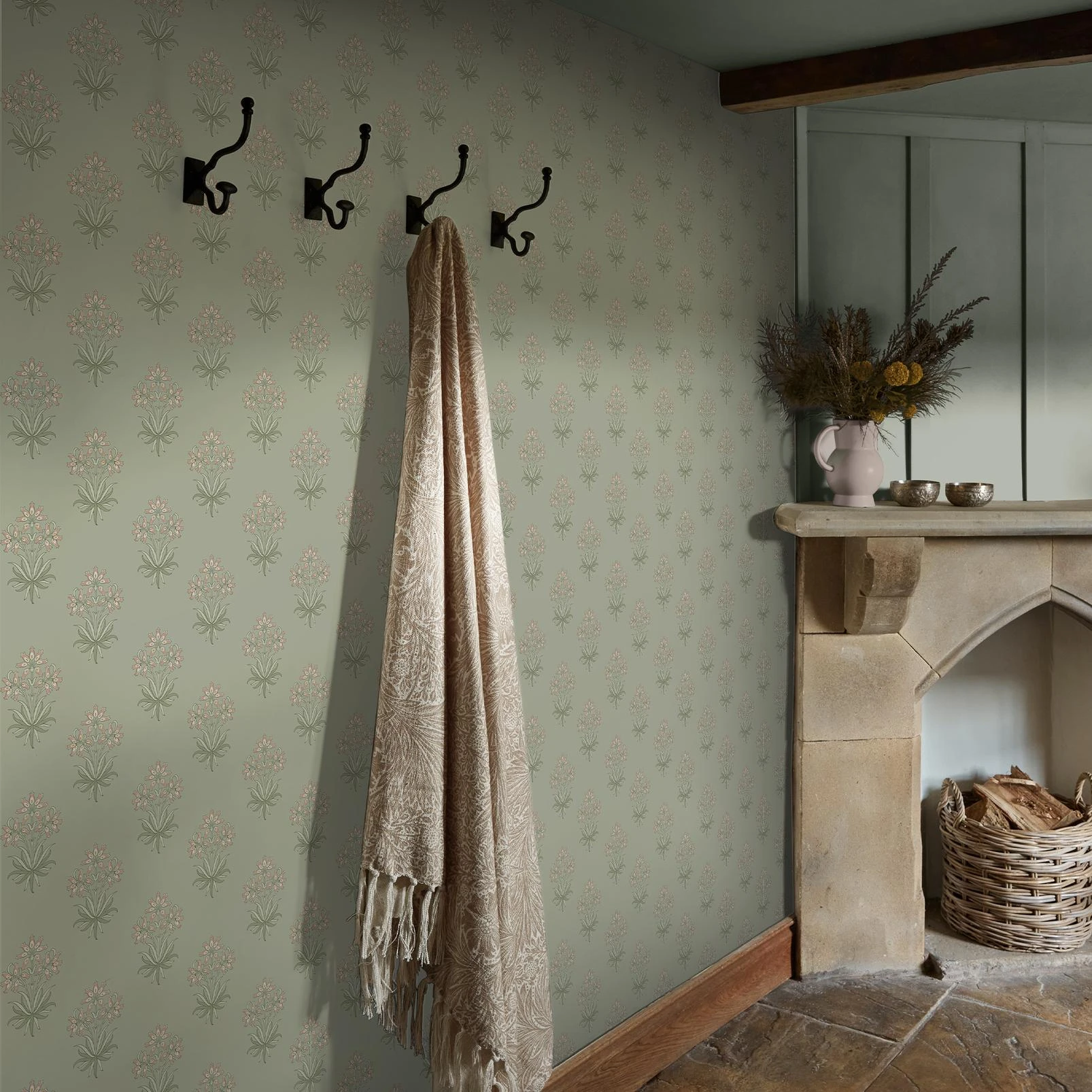 Hyacinth Flower Peony & Sage Wallpaper - 145694_ROOMSET_HYACINTH FLOWER PEONY & SAGE_02.jpg