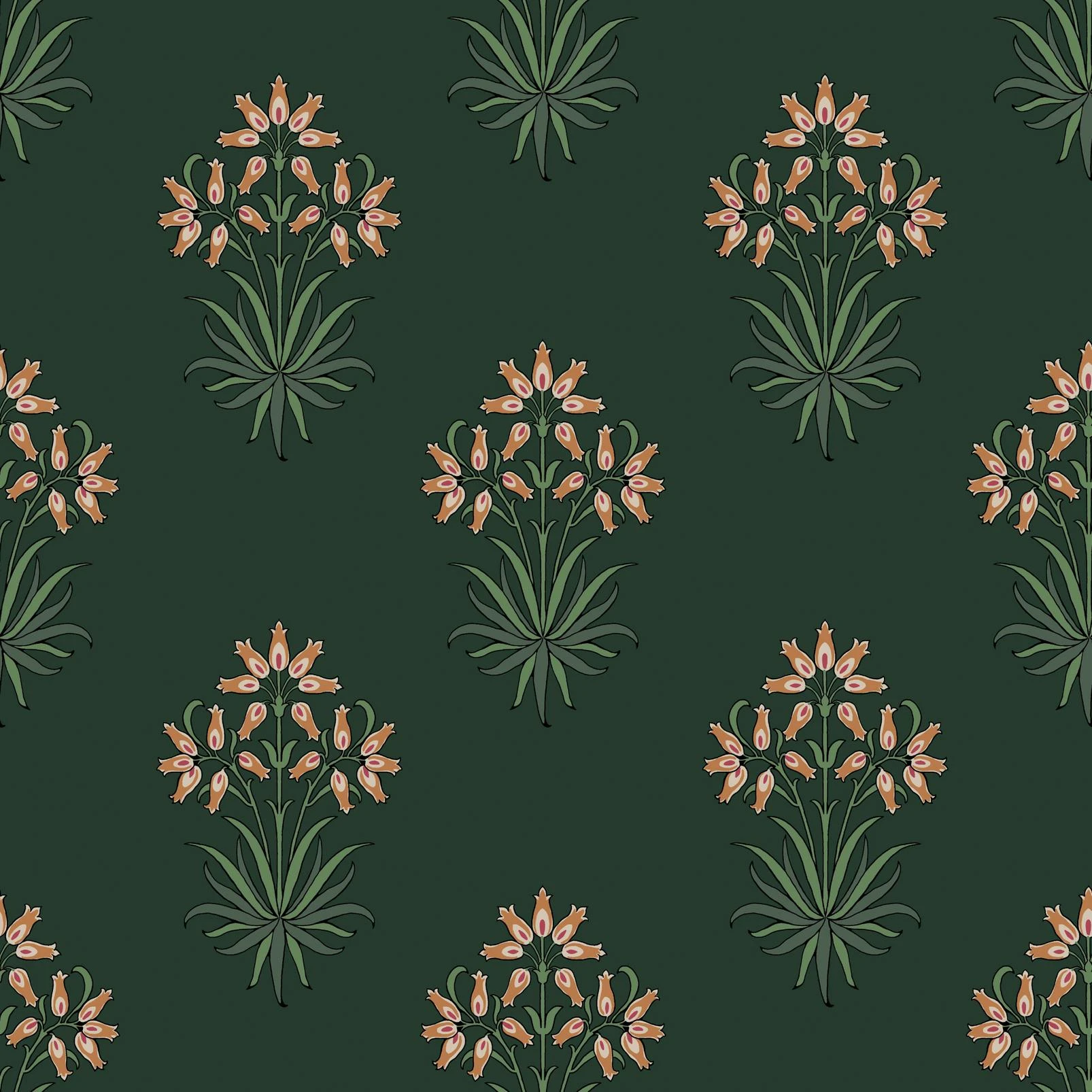 Hyacinth Flower Forest Wallpaper - 145692_TILE_HYACINTH FLOWER FOREST_01.jpg